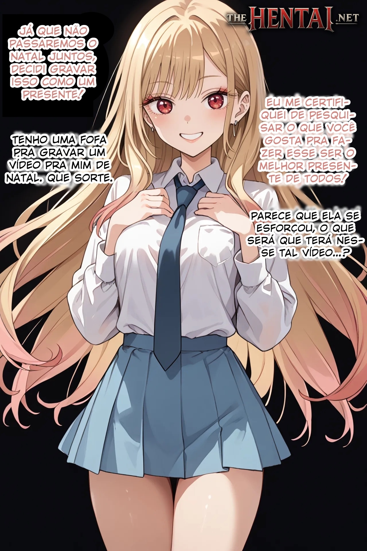 Marin Christmas NTR Hentai pt-br 03