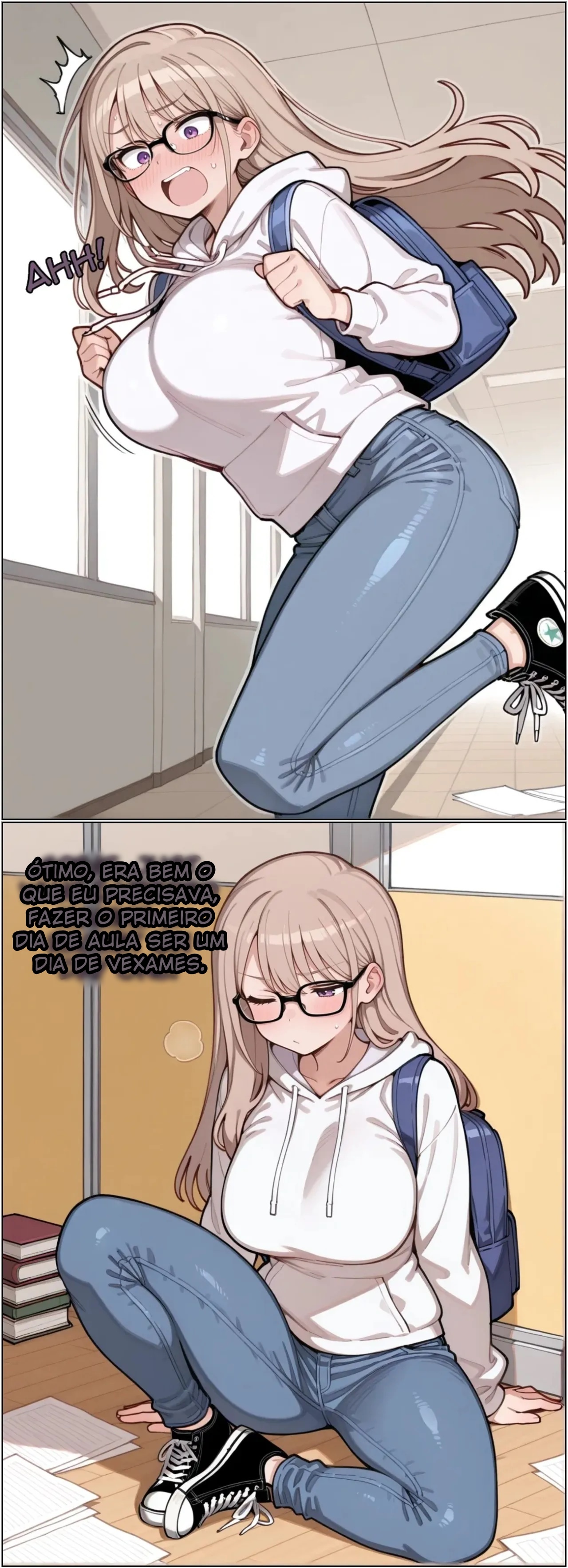 Misaki Takes a Liking To Her "Noisy" Dormmate Hentai pt-br 02