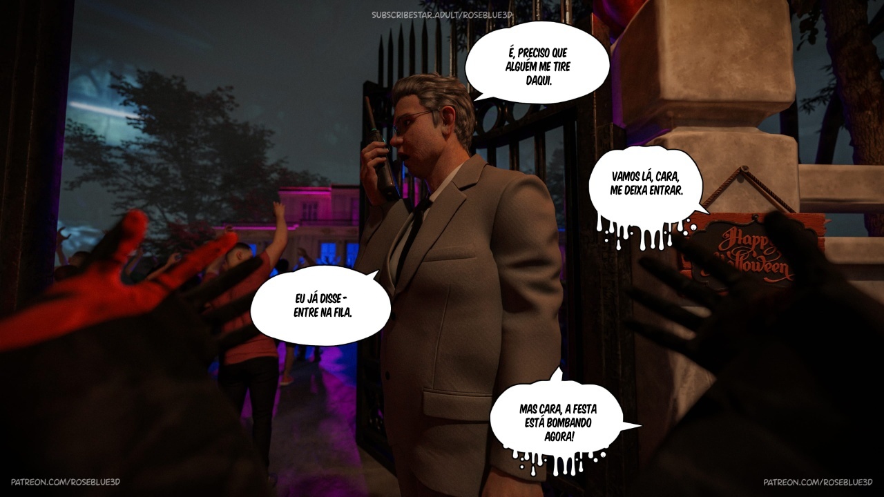 My Neighbor's Widow Part 47.5: Halloween Special Hentai pt-br 02