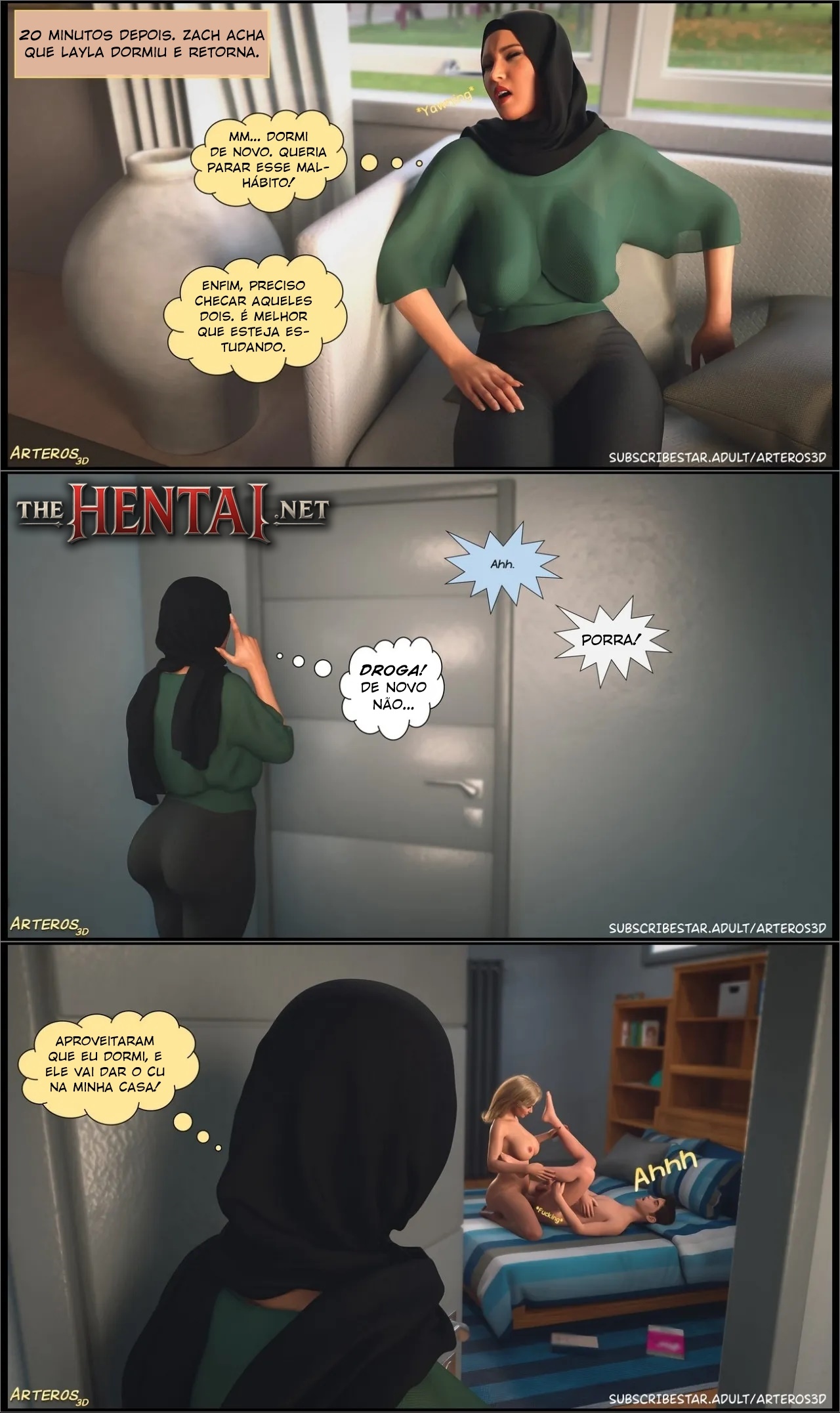New Passion In Town By Arteros3D Hentai pt-br 42