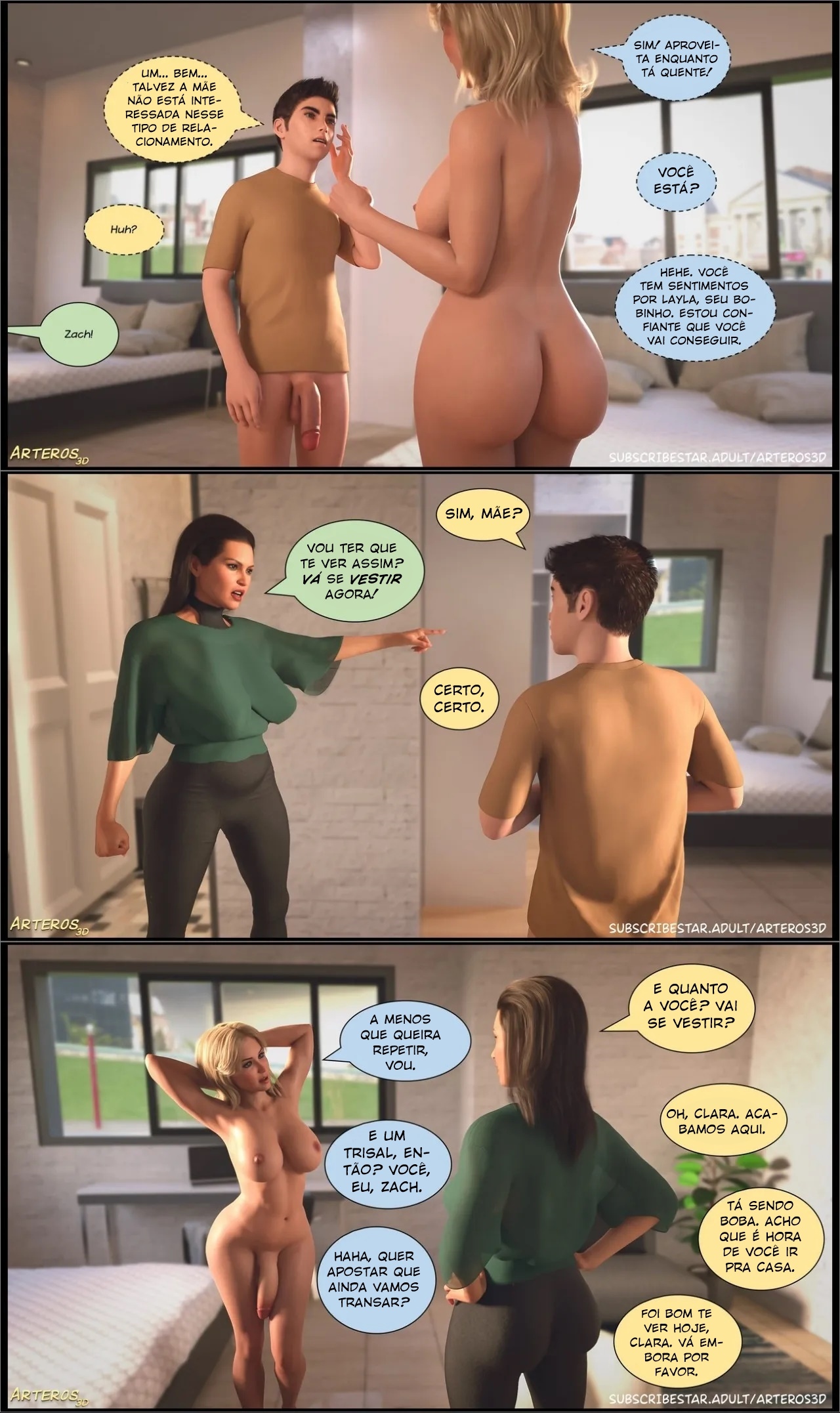 New Passion In Town By Arteros3D Hentai pt-br 74