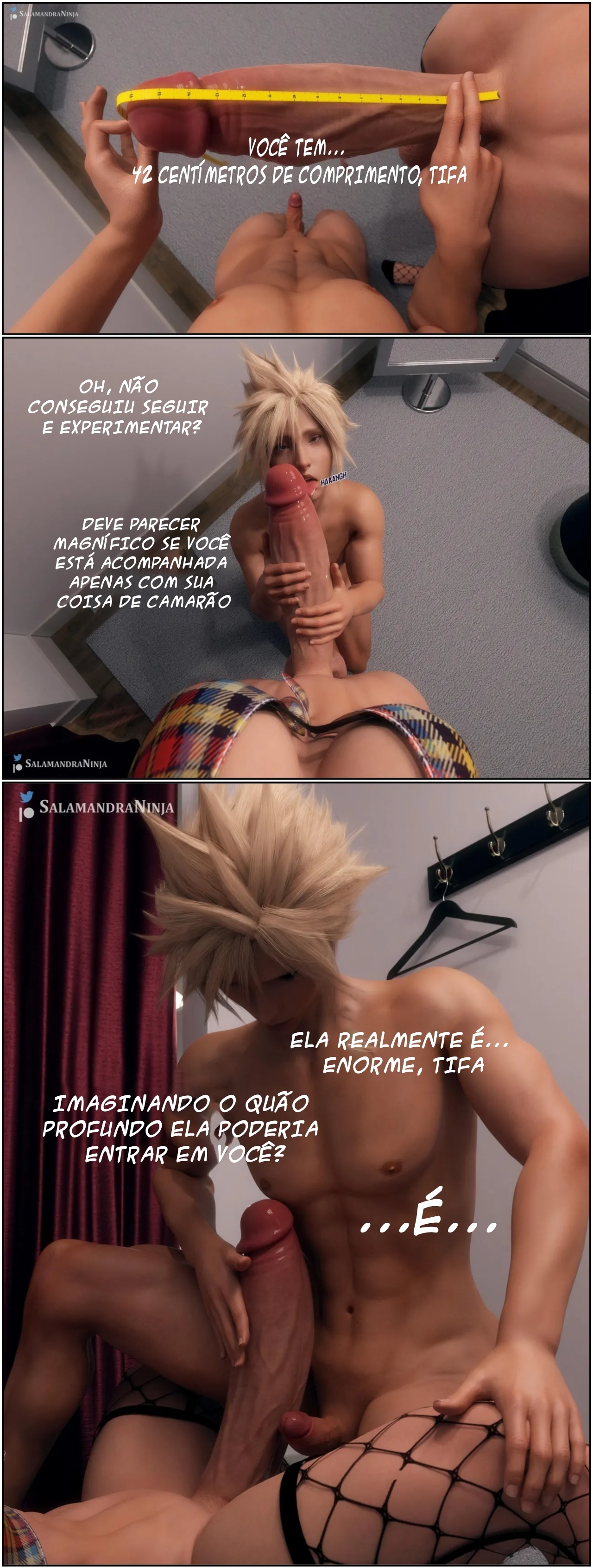 Tifa, Jessie & Cloud Hentai pt-br 09