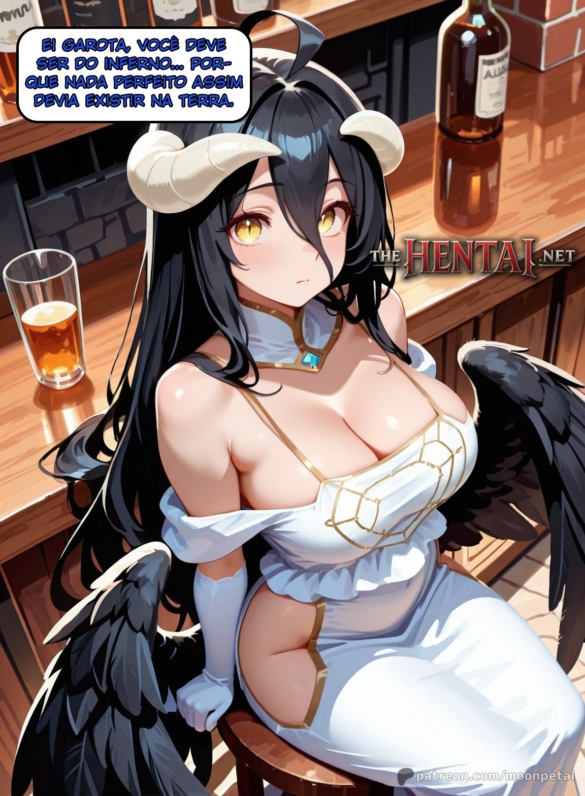 Wanna Make a Bet? Part 6: Albedo Hentai pt-br 03