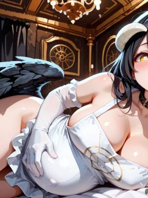 Wanna Make a Bet? Part 6: Albedo Hentai pt-br 48