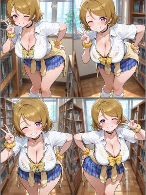 AI Generated: Hanayo Koizumi  Hentai pt-br 02
