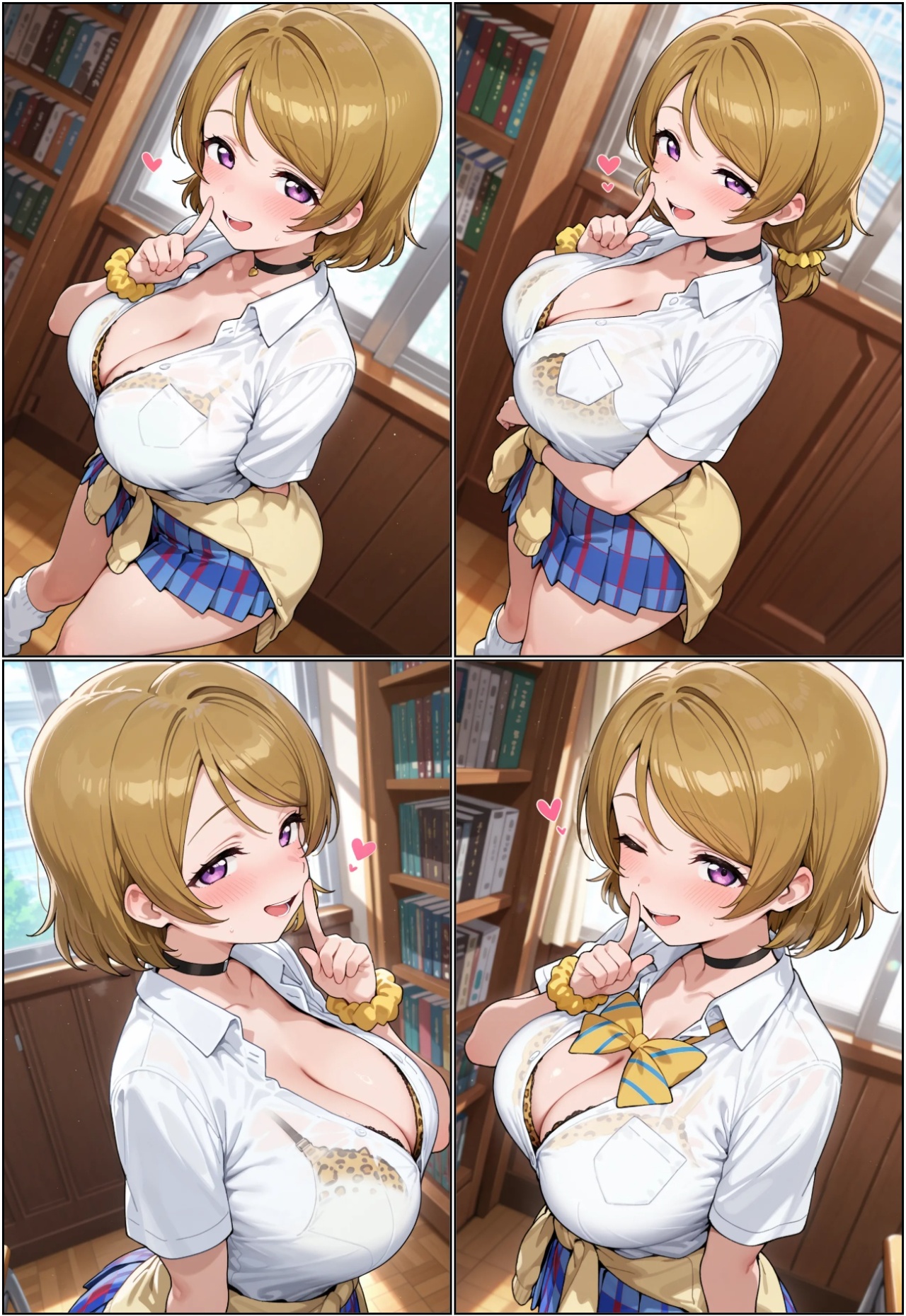 AI Generated: Hanayo Koizumi  Hentai pt-br 08