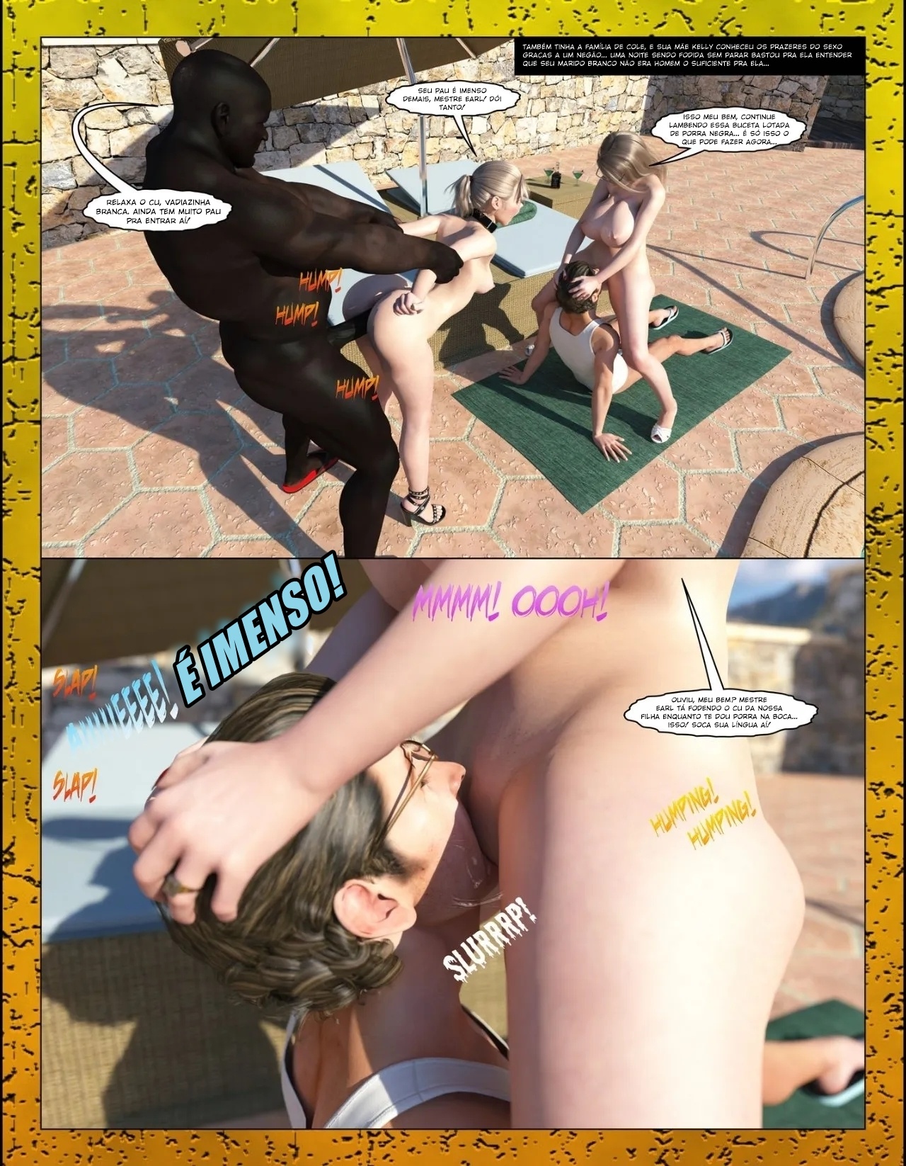 Black Takeover By Moiarte3D Part 8 Hentai pt-br 14