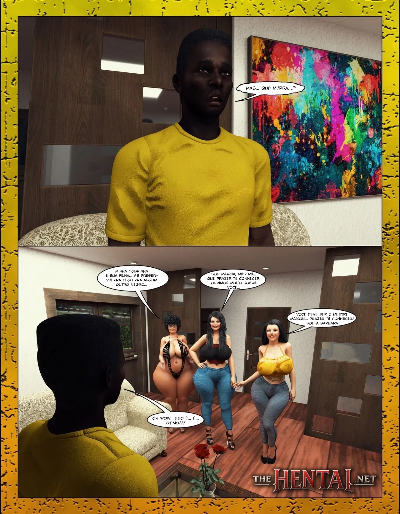 Black Takeover By Moiarte3D Part 8 Hentai pt-br 42