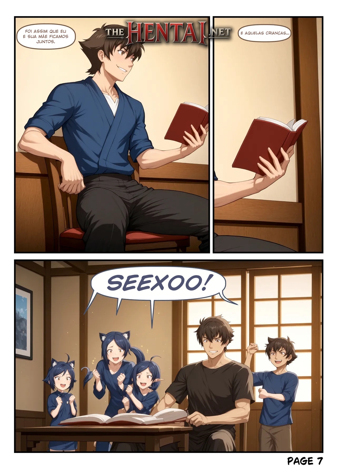 Curiosity Breeds The Cat Hentai pt-br 08