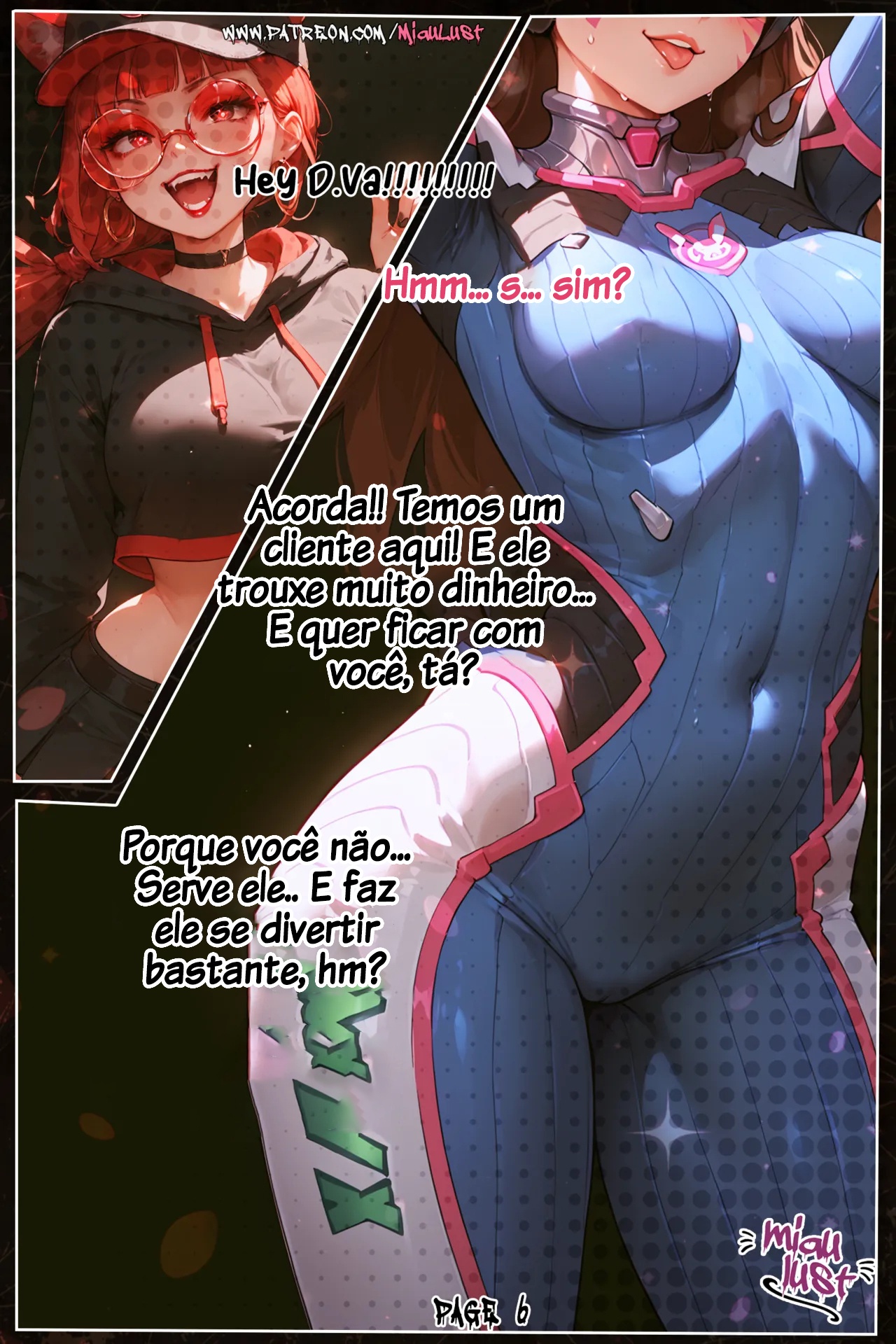 D.va From Overwatch In OVERSLUTS Hentai pt-br 07