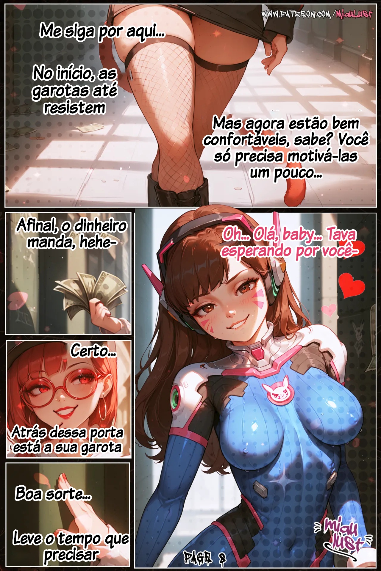D.va From Overwatch In OVERSLUTS Hentai pt-br 10