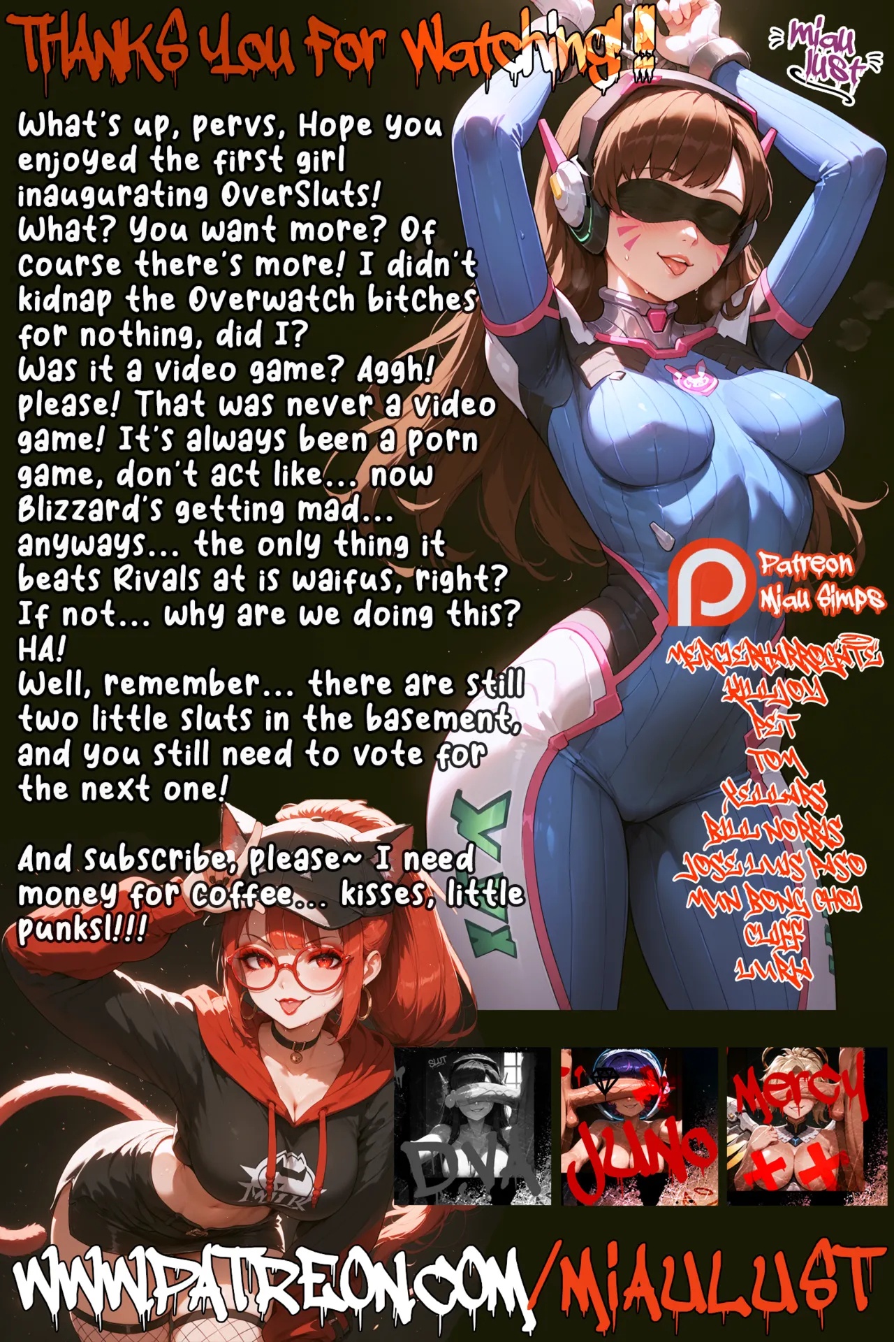 D.va From Overwatch In OVERSLUTS Hentai pt-br 38