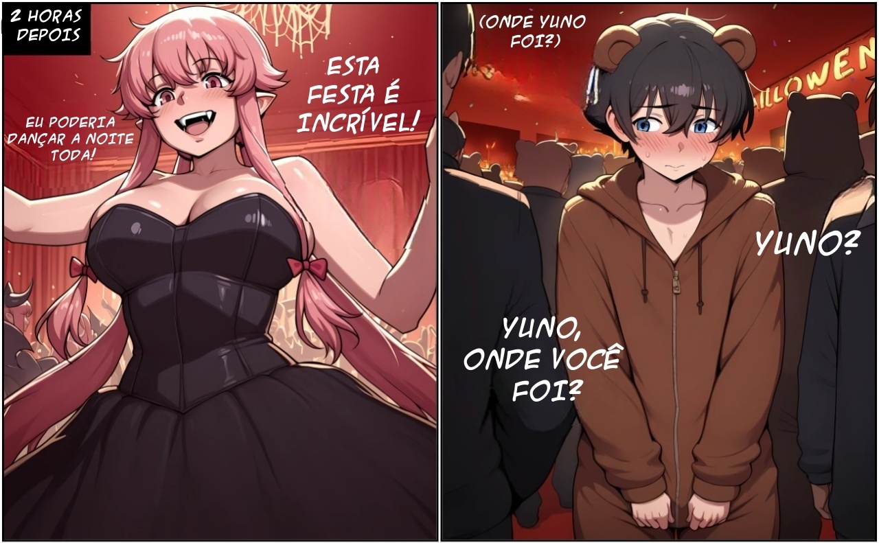 Halloween Party: Yuno Gasai Hentai pt-br 02