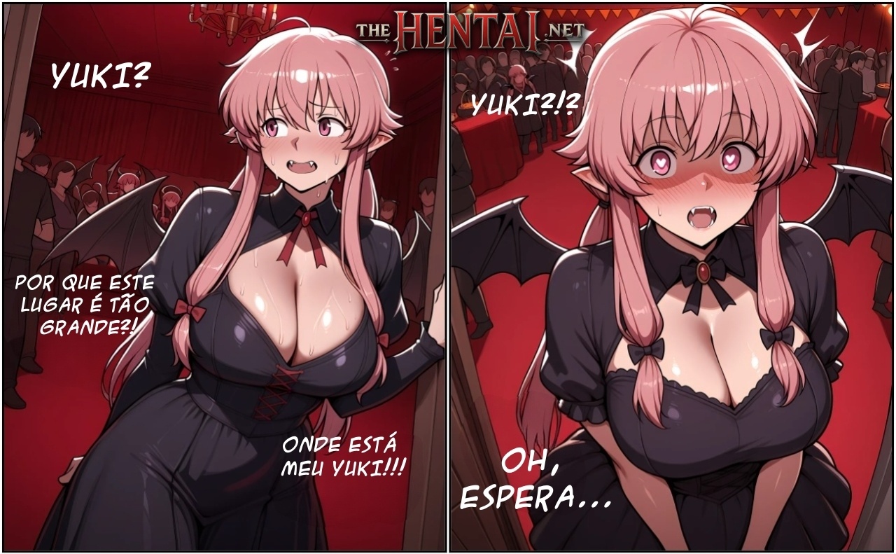 Halloween Party: Yuno Gasai Hentai pt-br 04