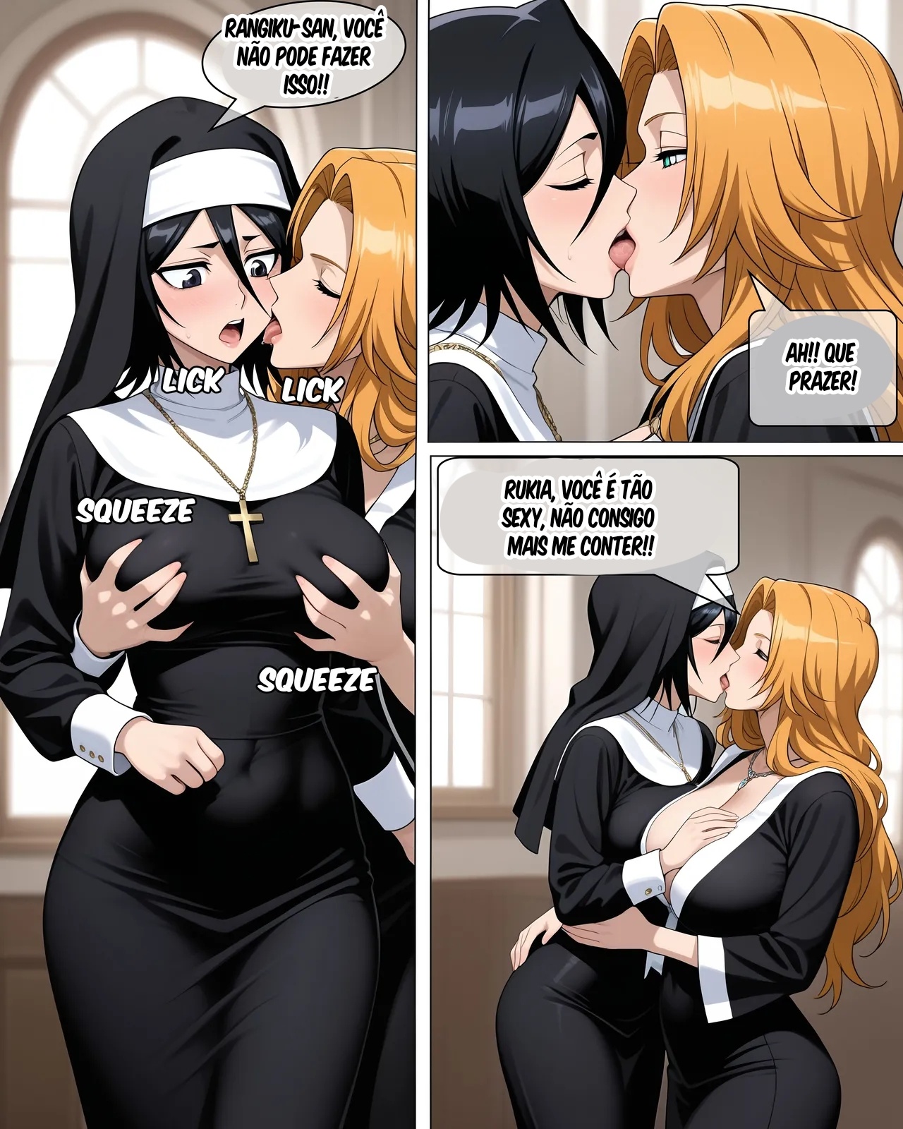 KARAKURA WHORES Part 4: The Depraved Nun Hentai pt-br 05