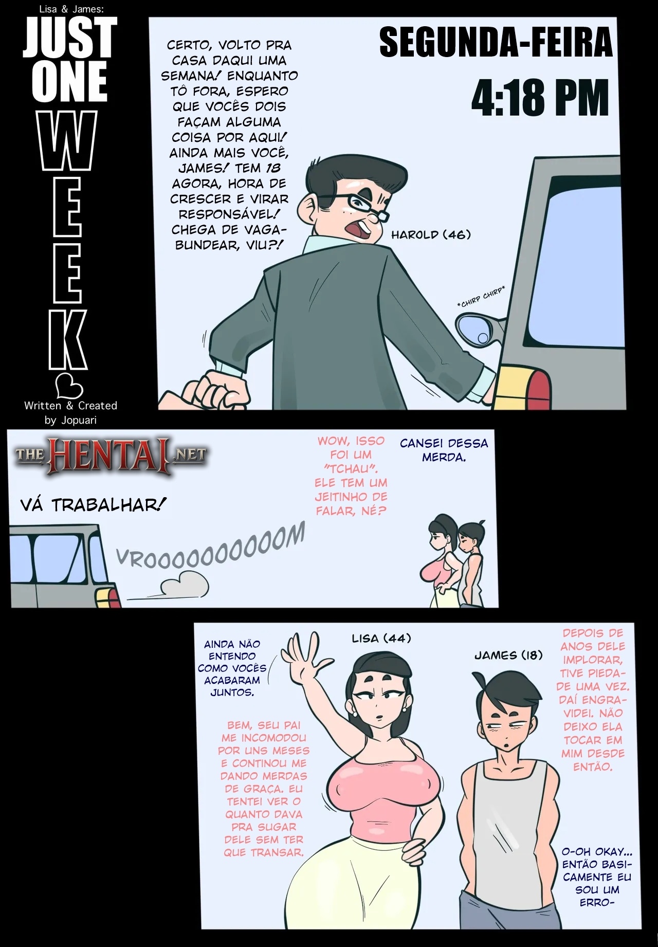 Lisa & James: Just One Week Hentai pt-br 03