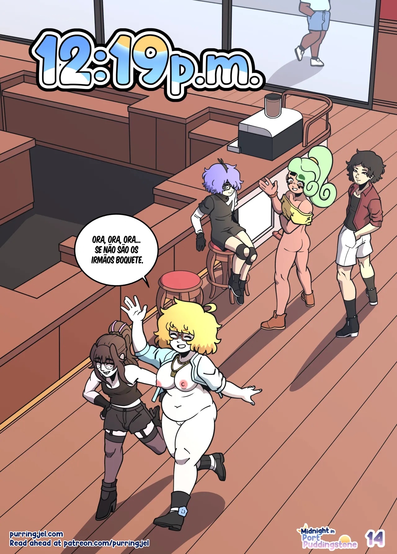 Midnight In Port Puddingstone Hentai pt-br 14