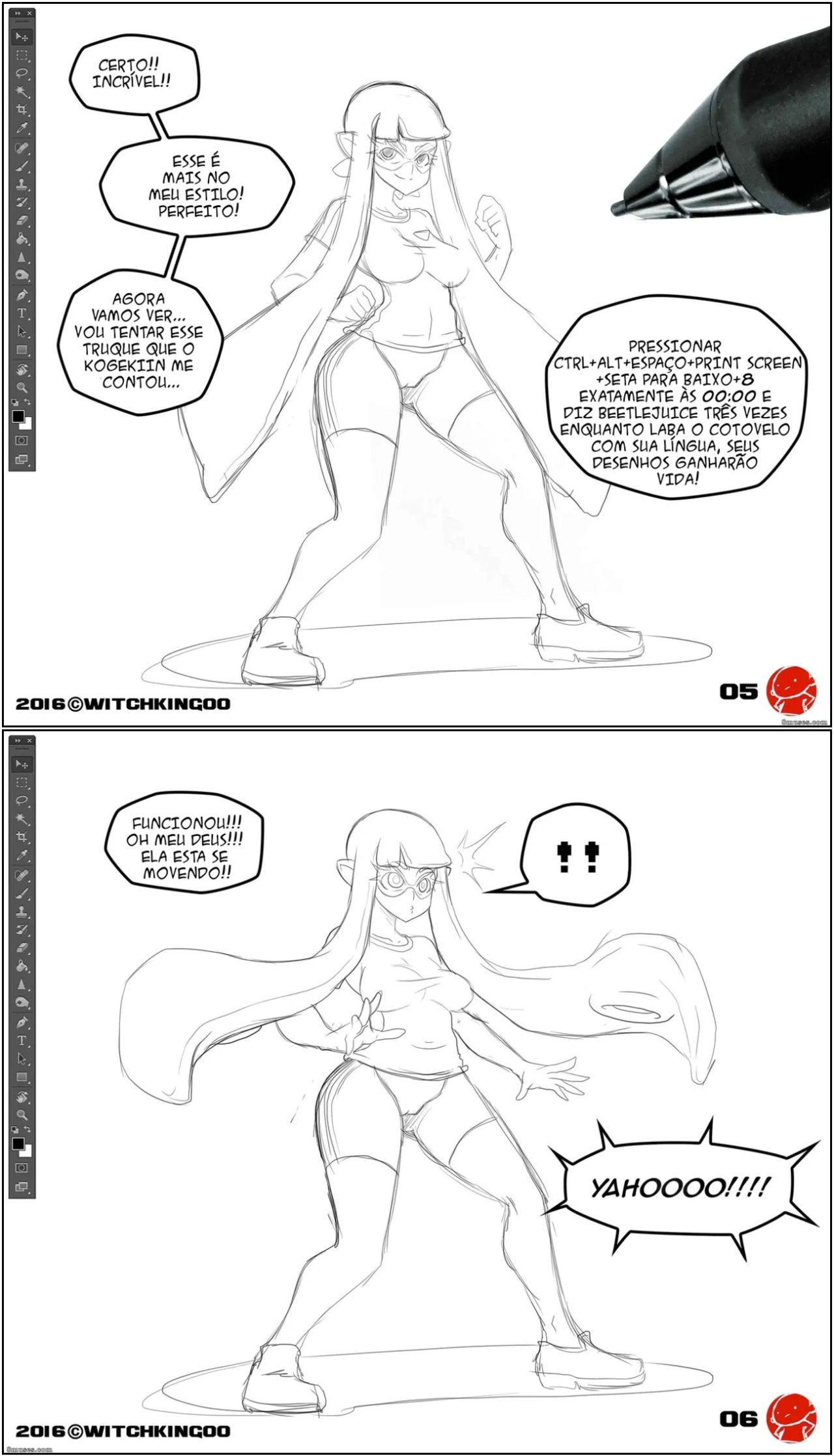 Splatoon: That Wasn't Ink... Hentai pt-br 04