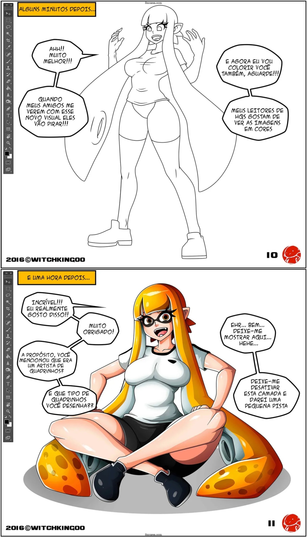 Splatoon: That Wasn't Ink... Hentai pt-br 06