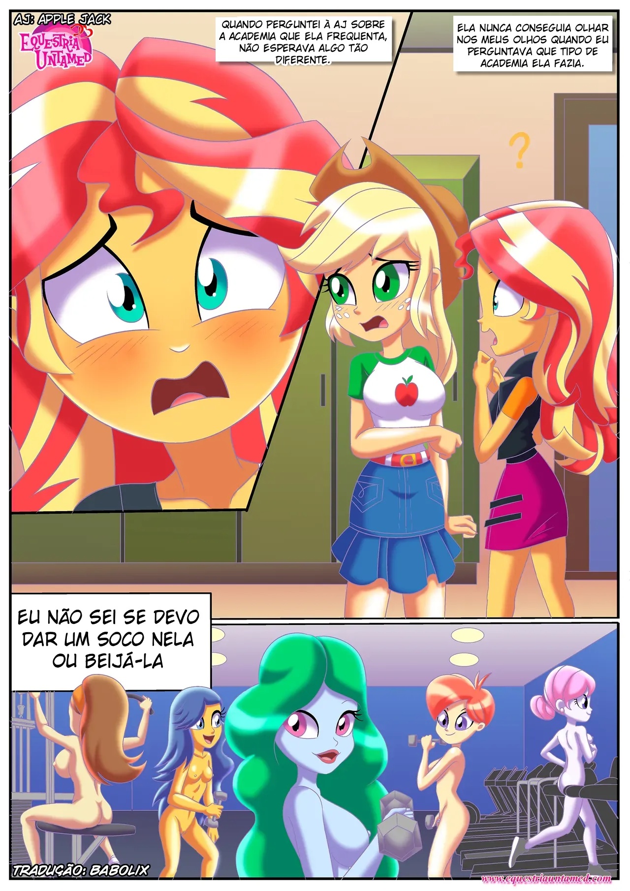 Sunset's Steamy Workout Hentai pt-br 02