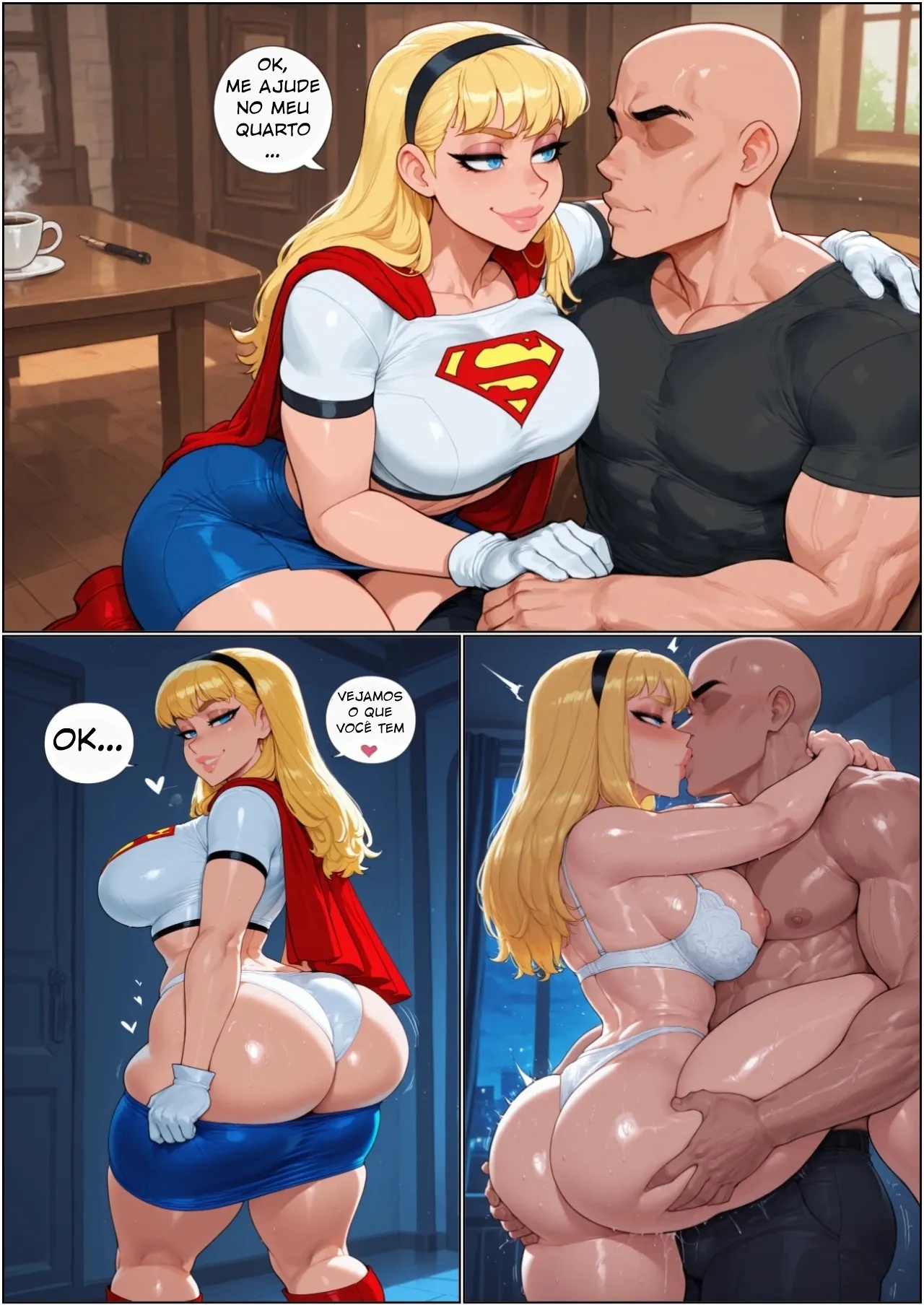 Supergirl x BWC Hentai pt-br 04