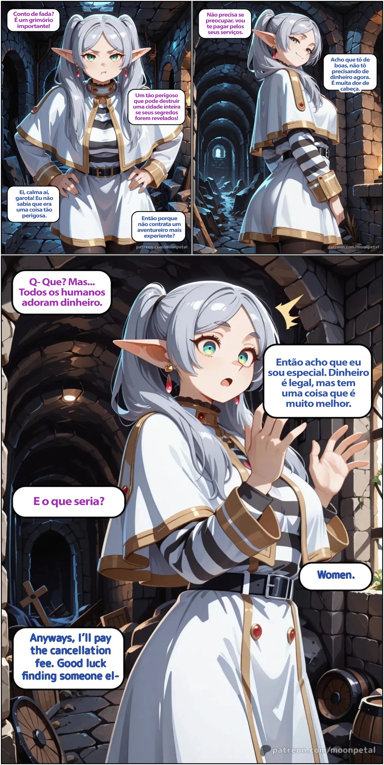 Wanna Make a Bet? Part 12: Frieren Hentai pt-br 03