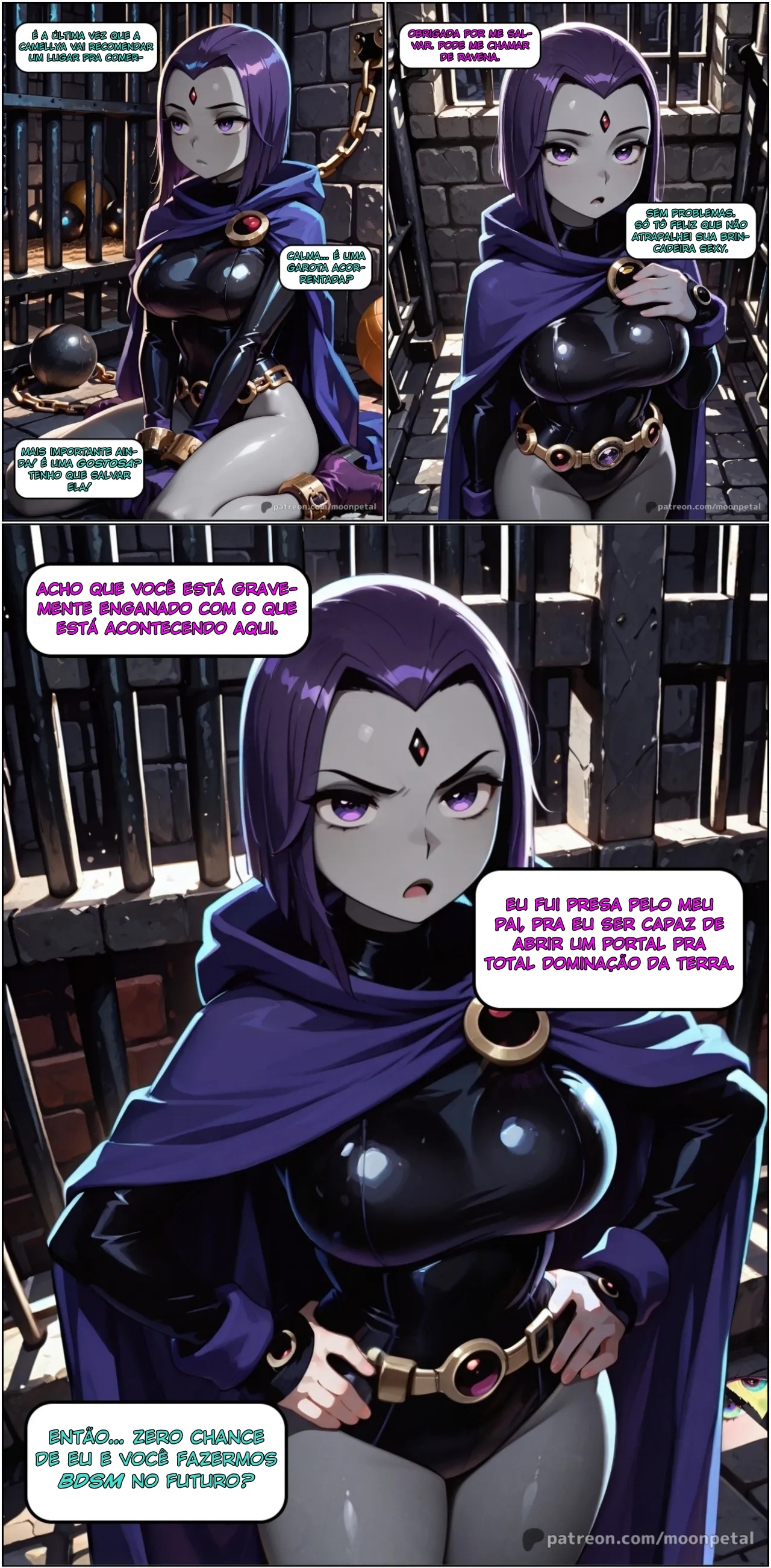 Wanna Make a Bet? Part 8: Raven Hentai pt-br 02