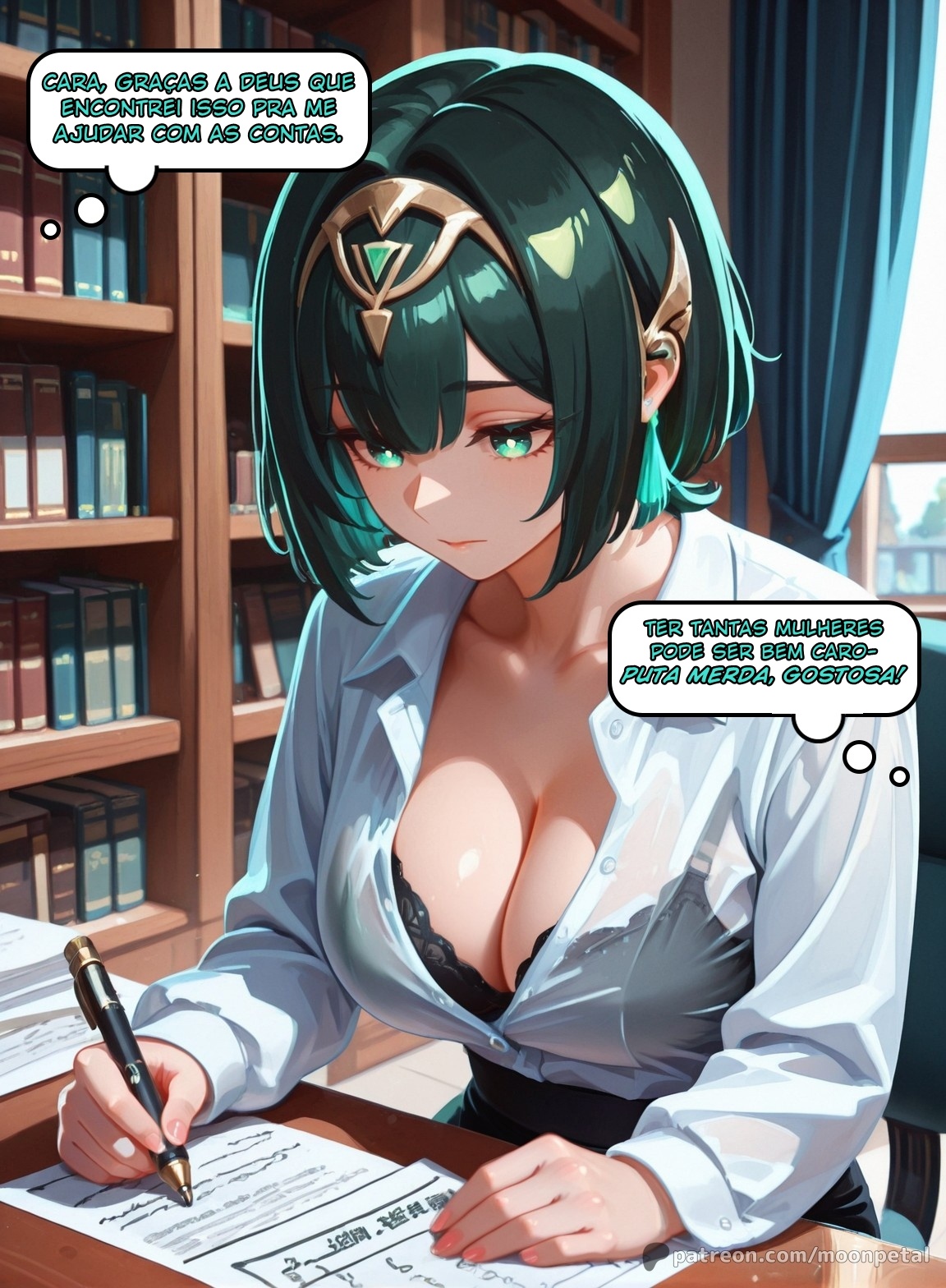 Wanna Make a Bet? Part 9: Nefer Hentai pt-br 02