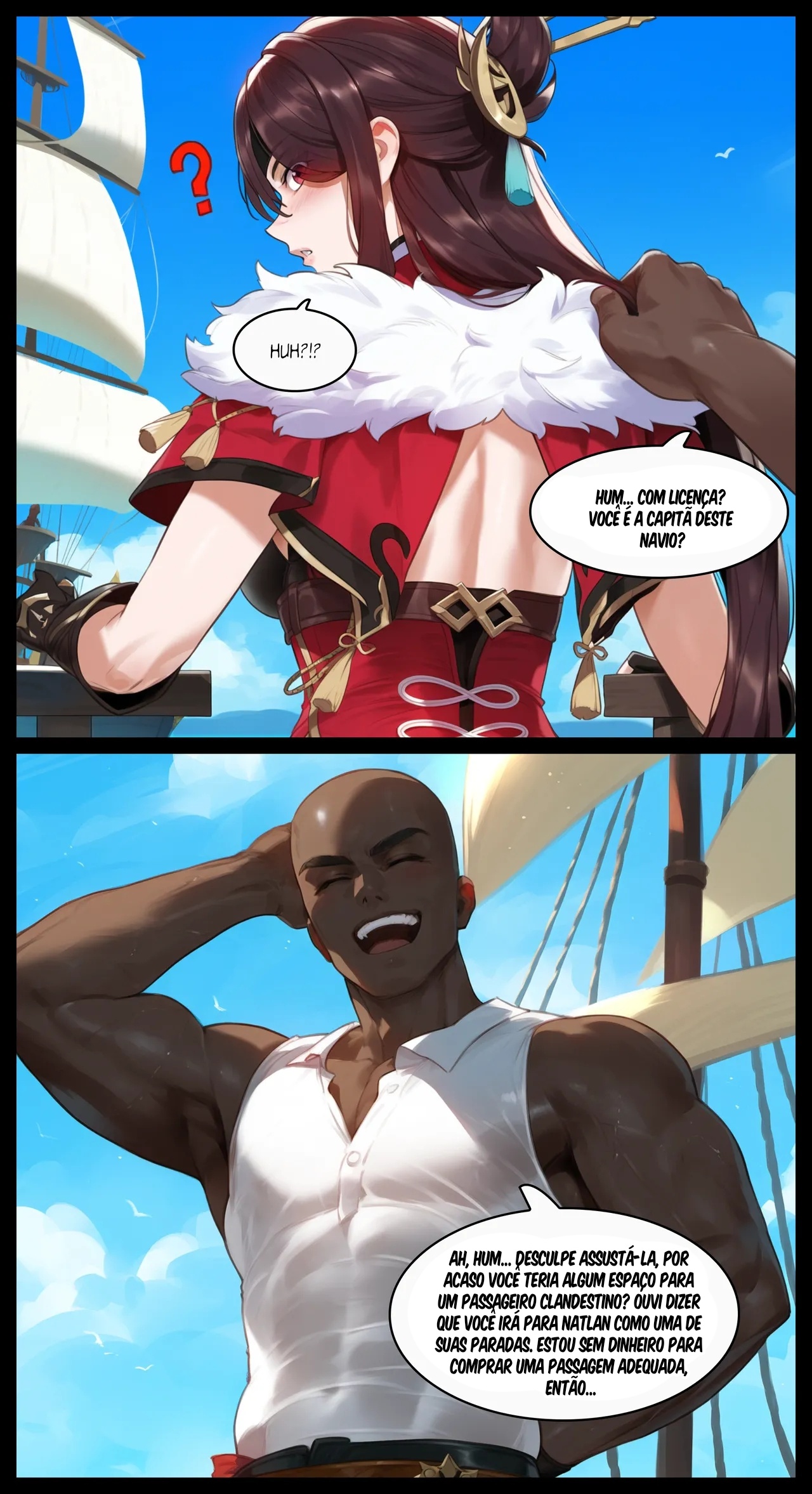 AI Generated: Beidou Hentai pt-br 02