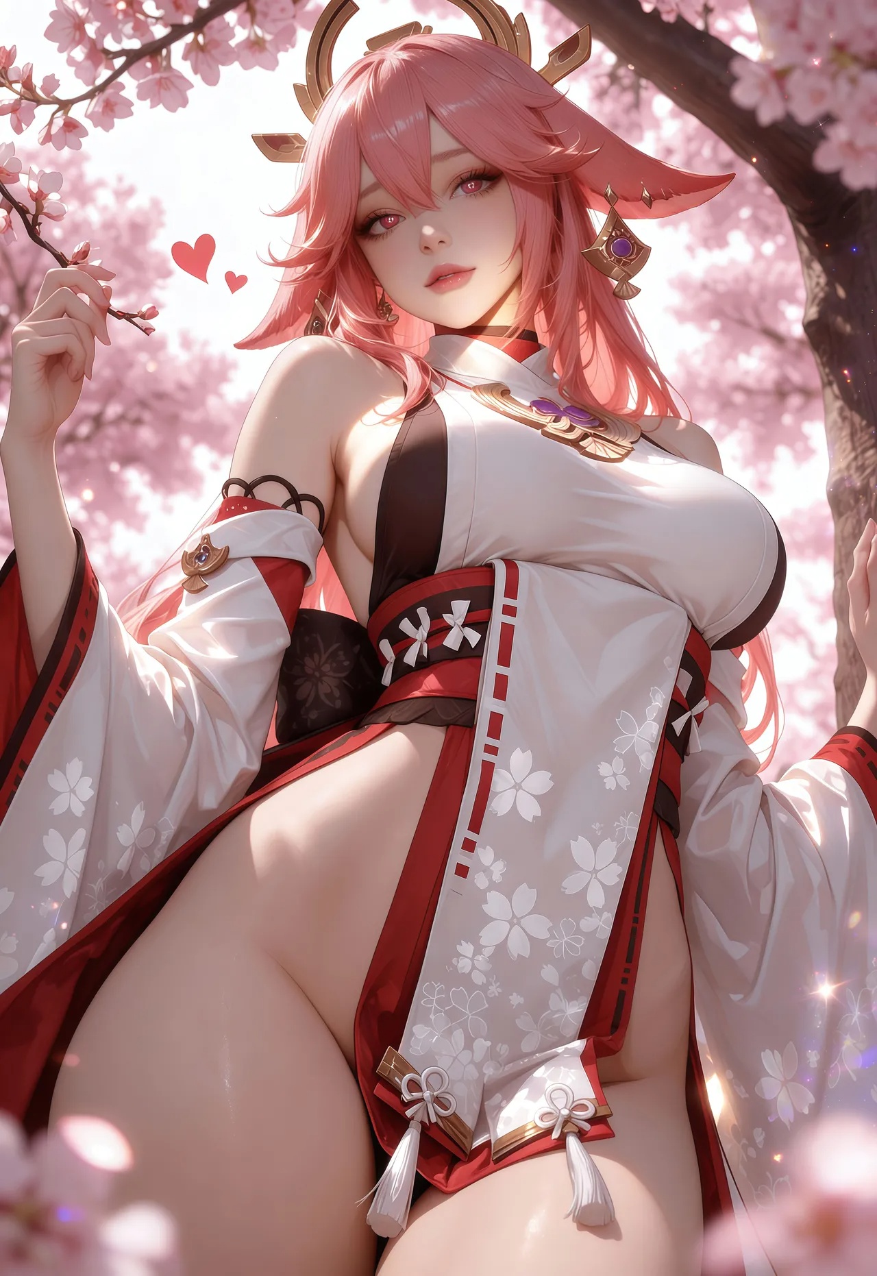 JA043: Yae Miko Cosplay Hentai pt-br 03