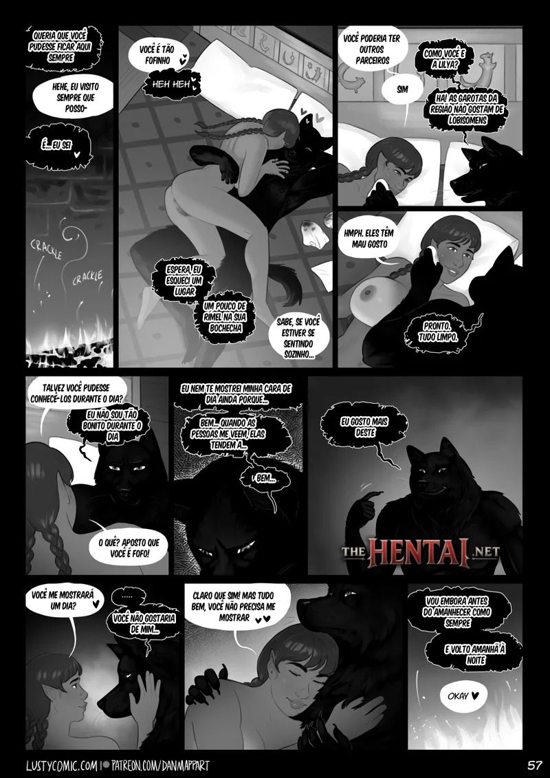 Lusty And The Big Bad Werewolf  Hentai pt-br 55
