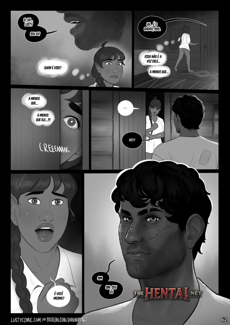 Lusty And The Big Bad Werewolf  Hentai pt-br 60