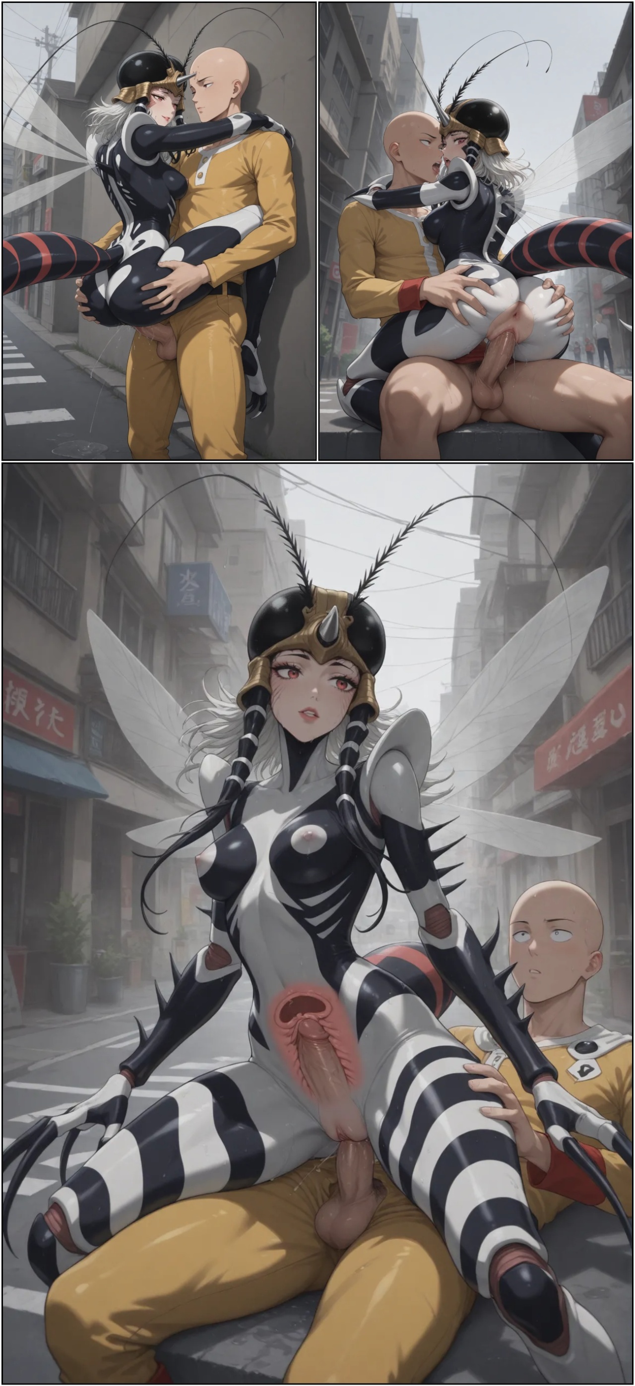 Mosquito Girl Attacks… Saitama Responds! Hentai pt-br 15