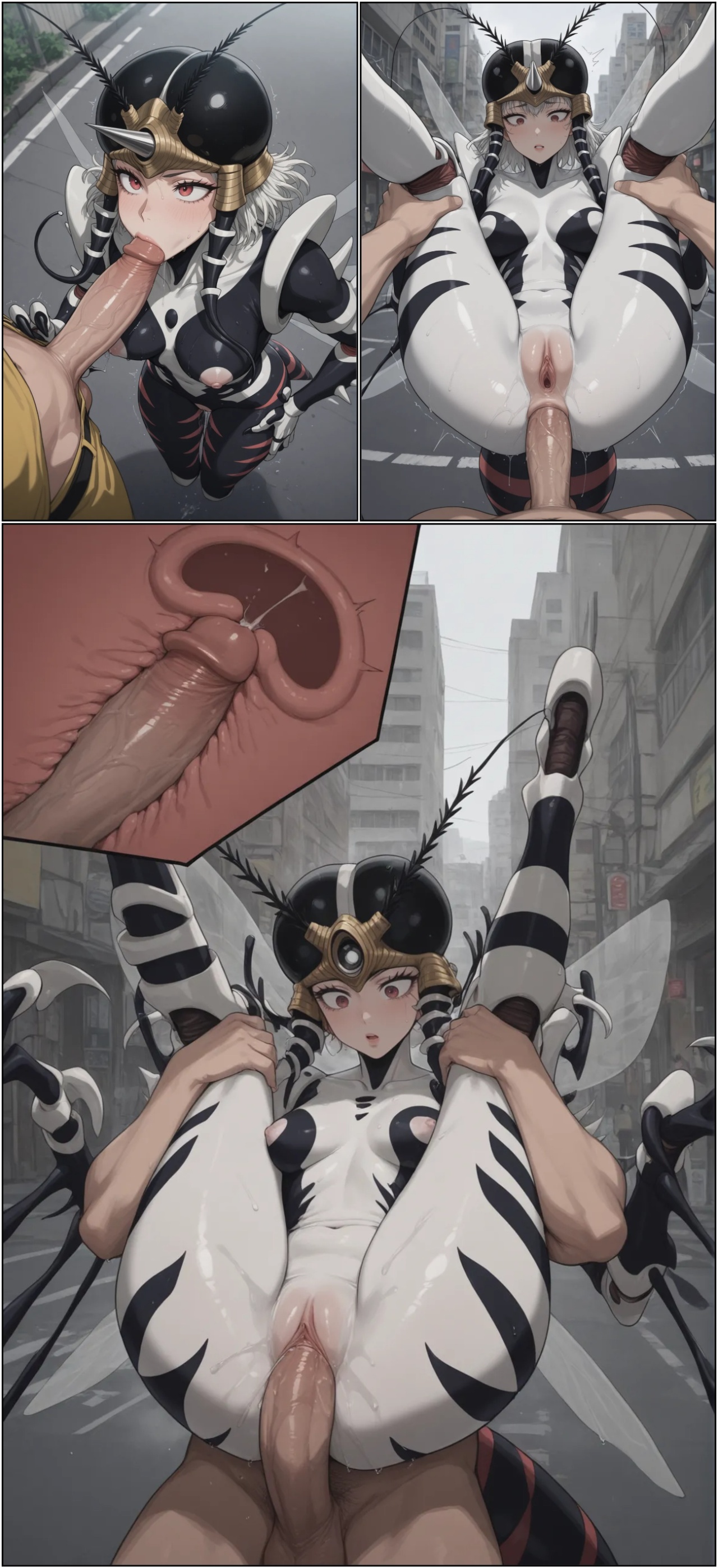 Mosquito Girl Attacks… Saitama Responds! Hentai pt-br 23