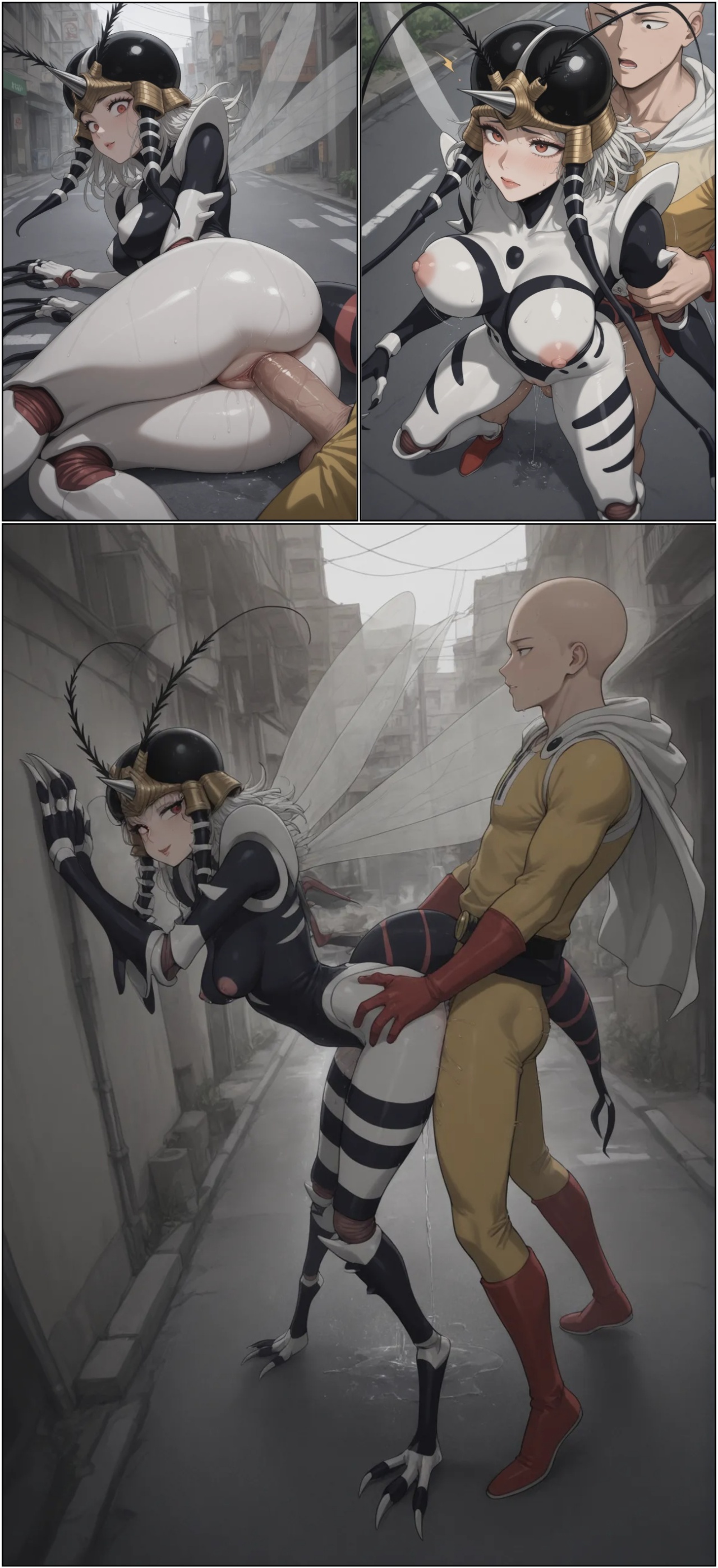 Mosquito Girl Attacks… Saitama Responds! Hentai pt-br 24