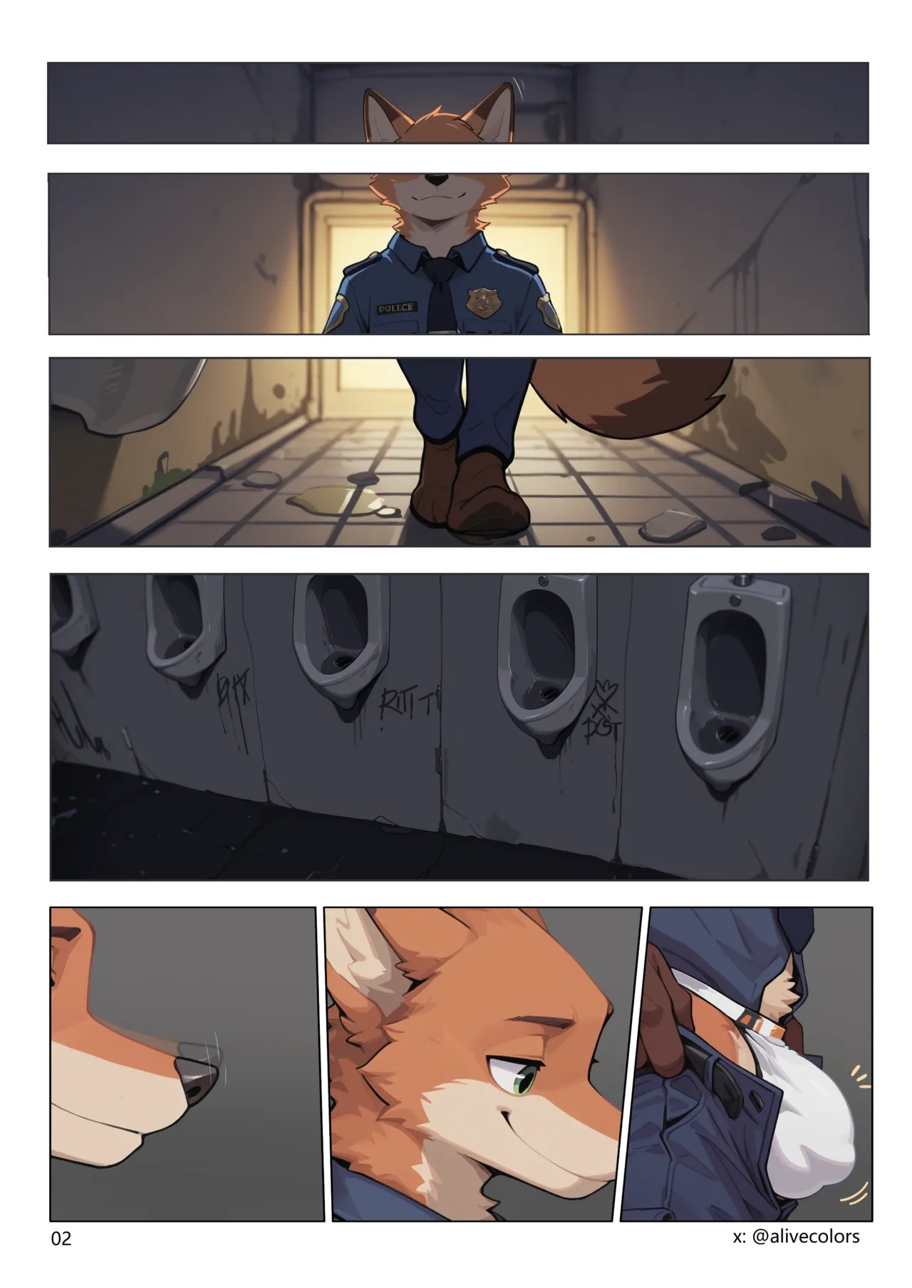 Nick's Field Patrol At Night Hentai pt-br 02