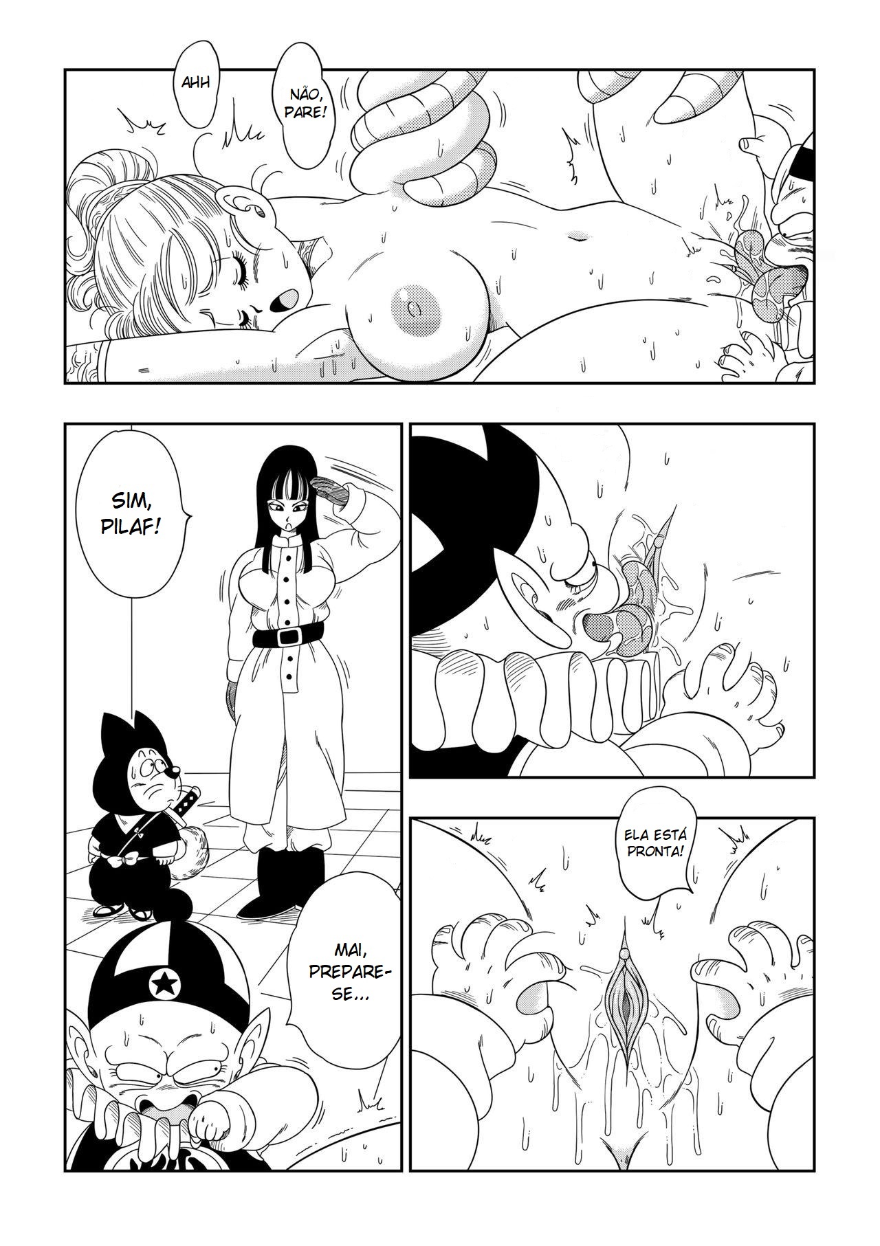 Punishment In Pilaf's Castle Hentai pt-br 07