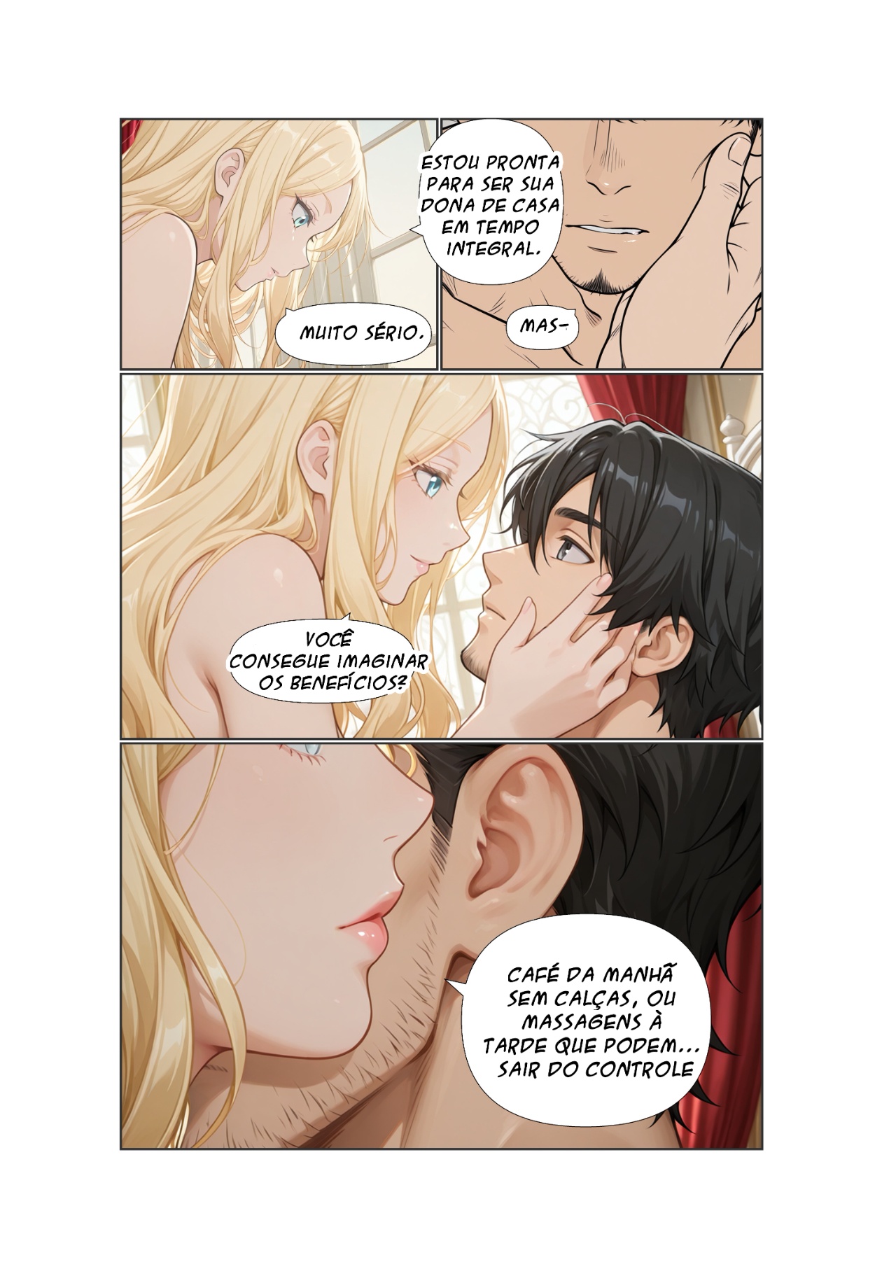 Stranded Harem Part 1: The Morning She Withheld Hentai pt-br 09