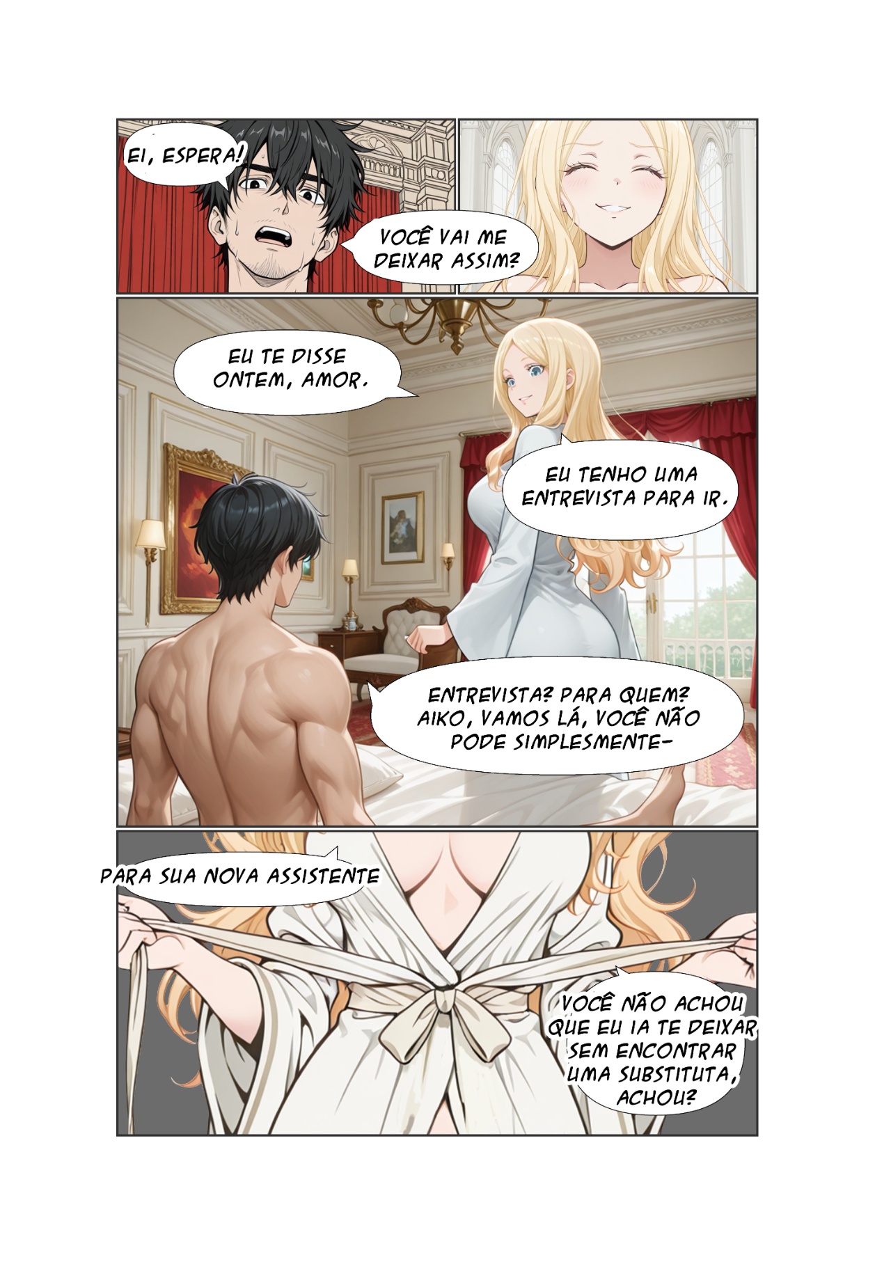 Stranded Harem Part 1: The Morning She Withheld Hentai pt-br 21