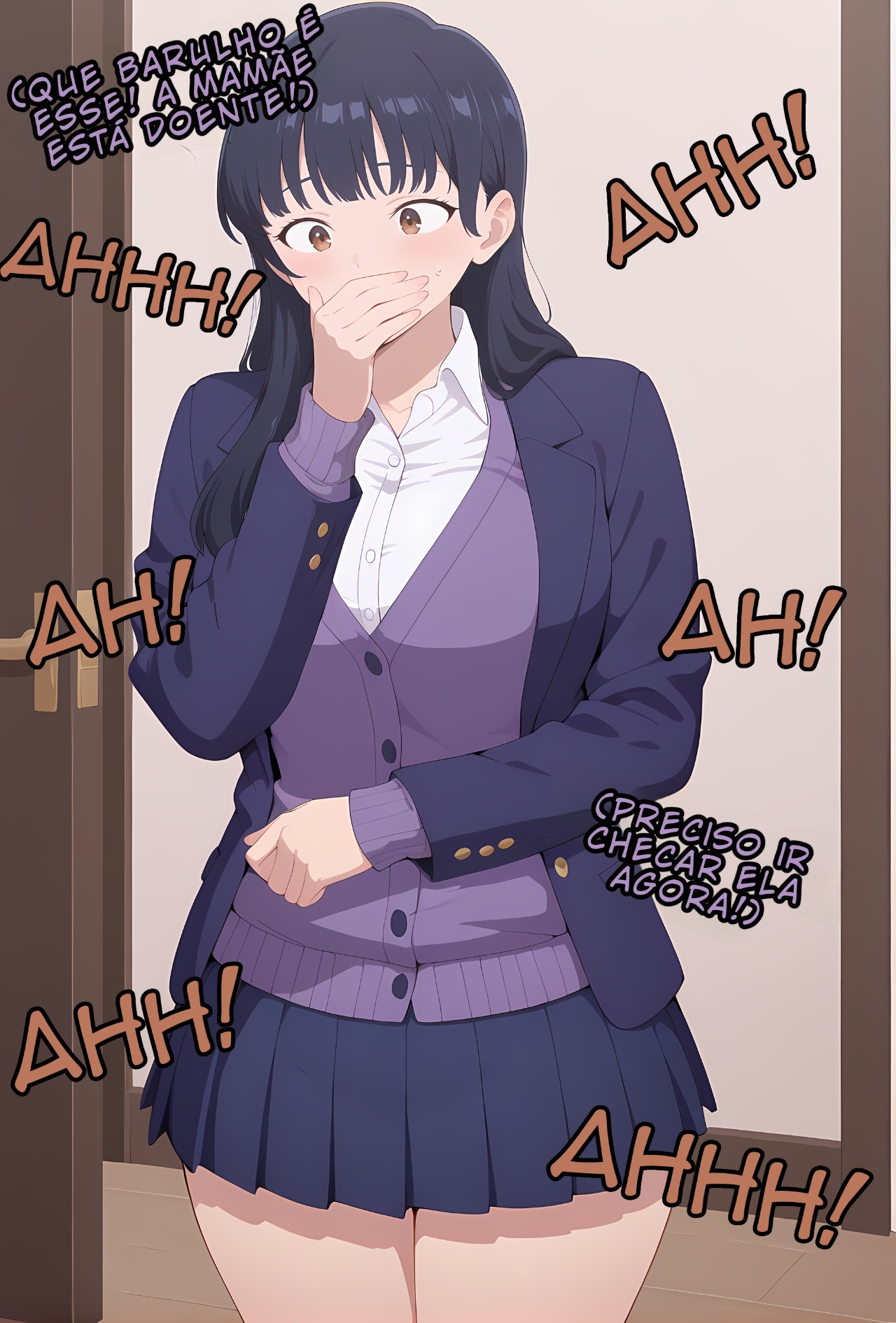 Anna Yamada And Her Mom Get Some Special "Oyakodon"  Hentai pt-br 03