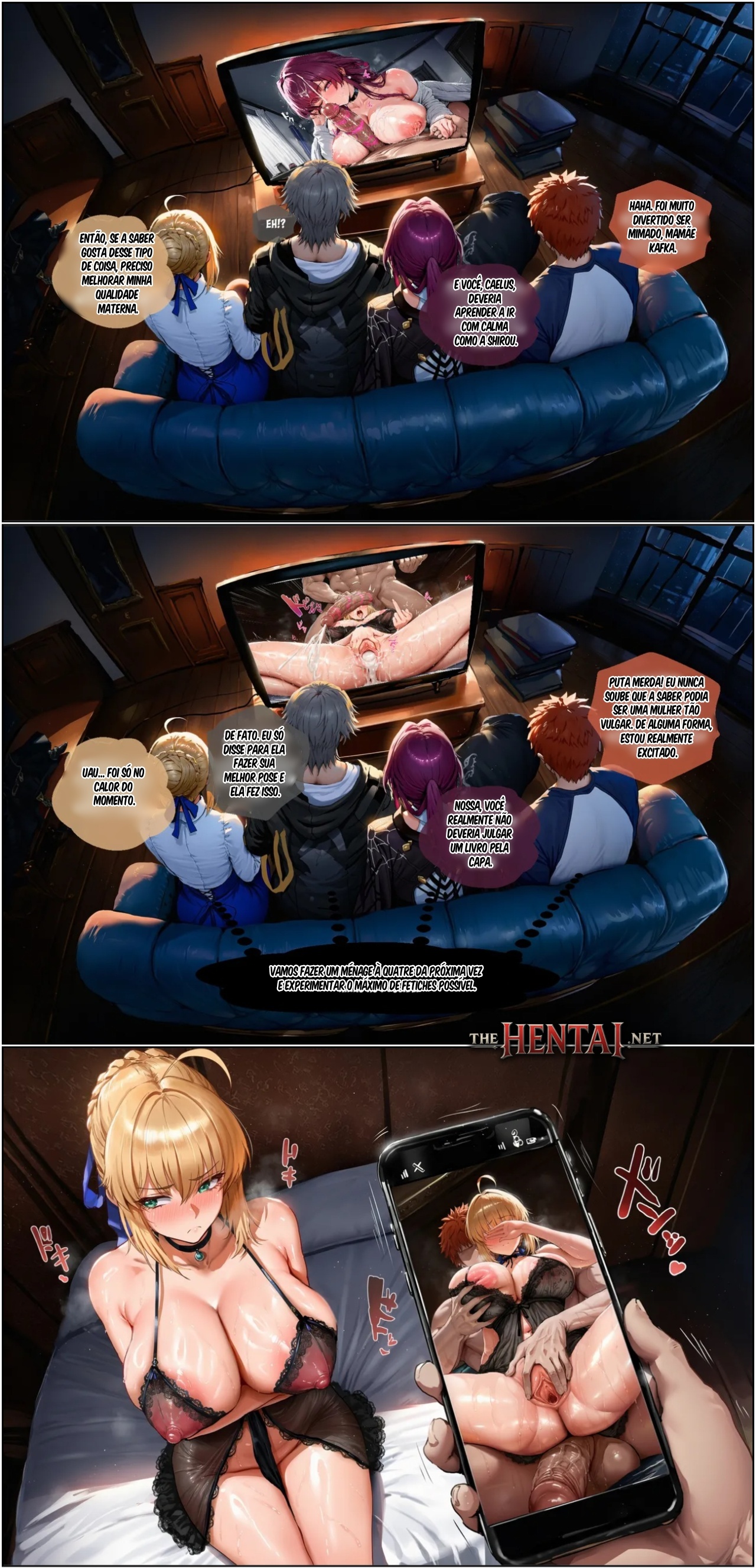 Honkai Star Rail x Fate Wife Swap Hentai pt-br 37