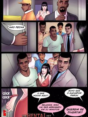 Luciana Fellini: Elevator Hentai pt-br 15