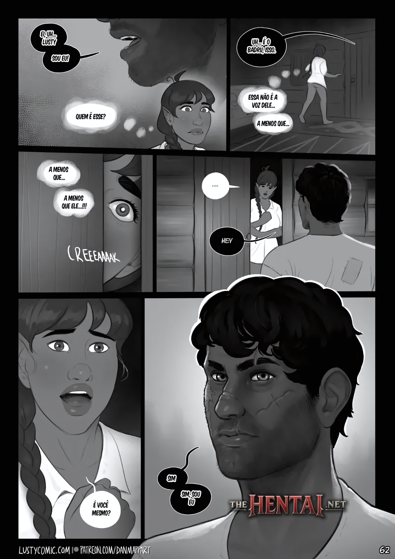 Lusty And The Big Bad Werewolf  Hentai pt-br 60