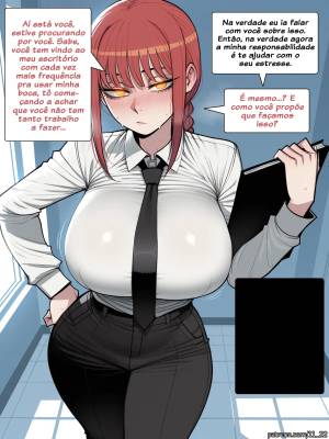Makima Mind Control Comic Hentai pt-br 06