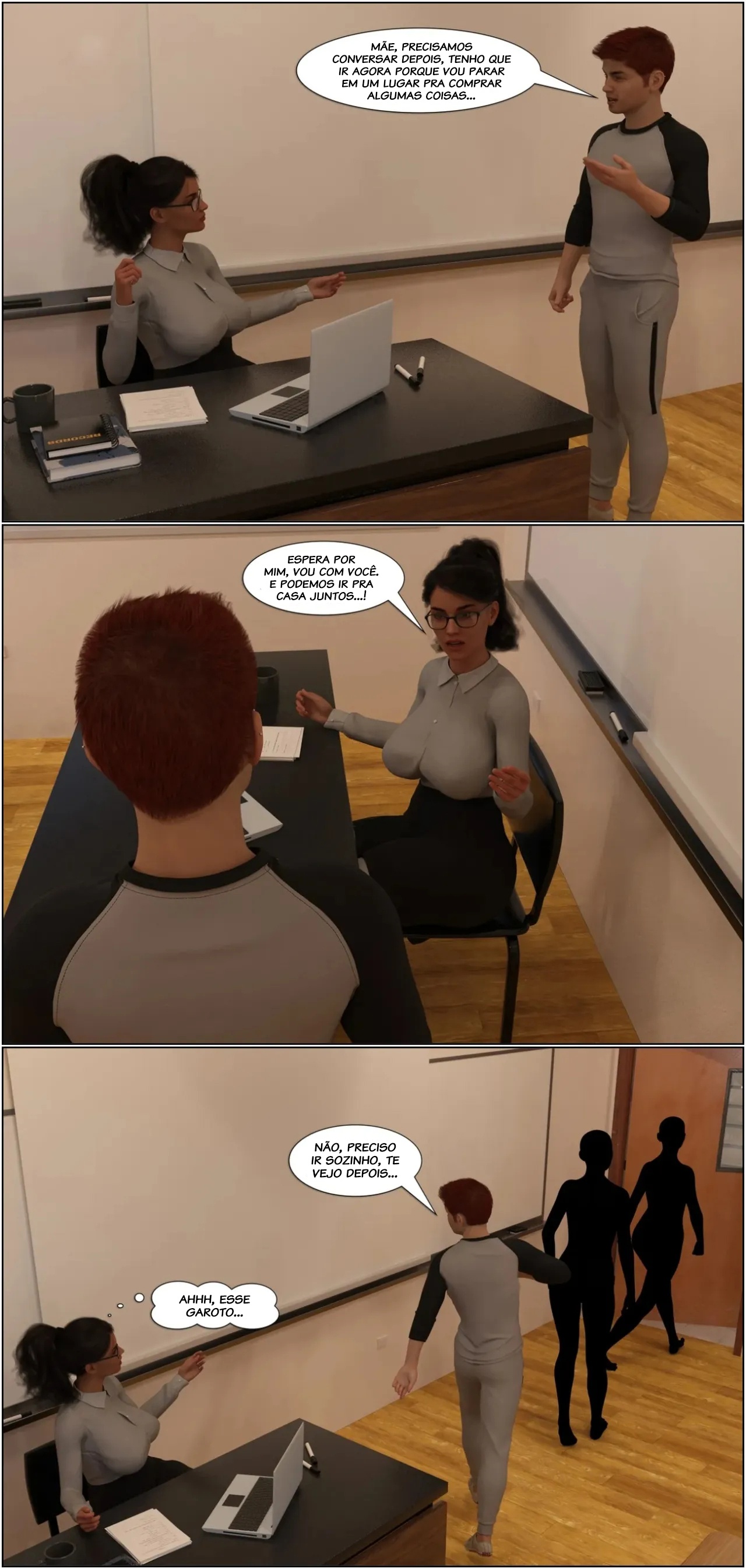 My Teacher Is My StepMom Hentai pt-br 49