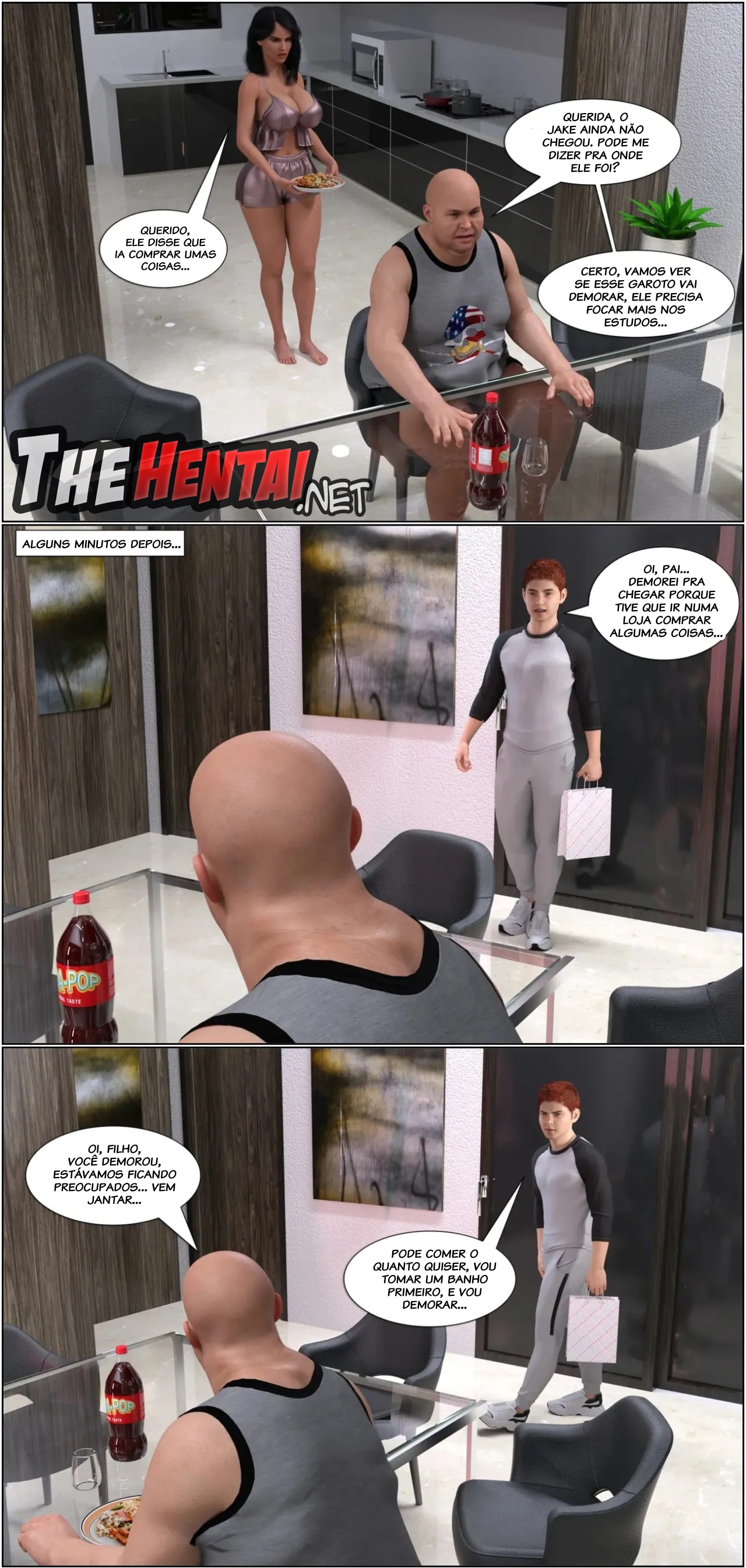 My Teacher Is My StepMom Hentai pt-br 53