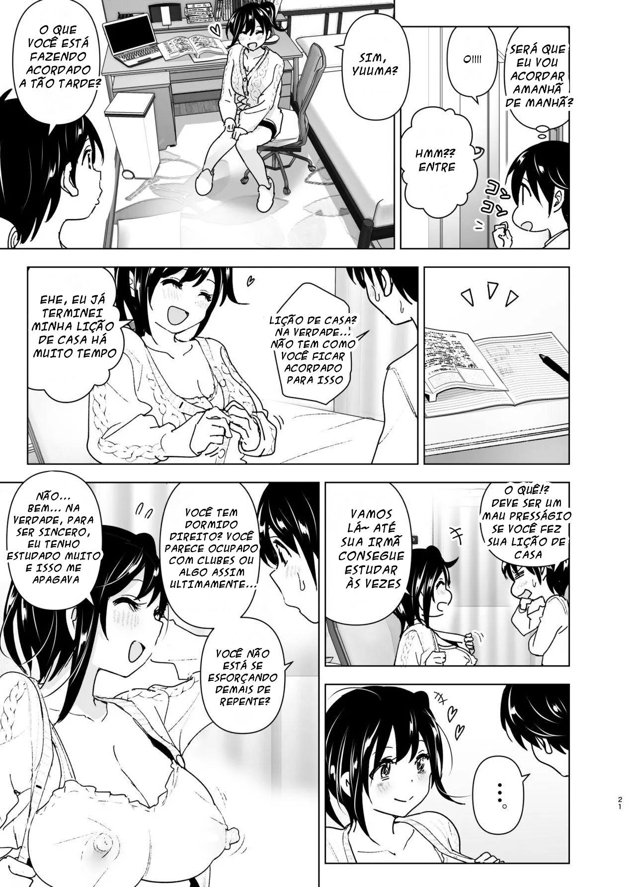 Older Sister And Complaint Listening Younger Brother Hentai pt-br 20