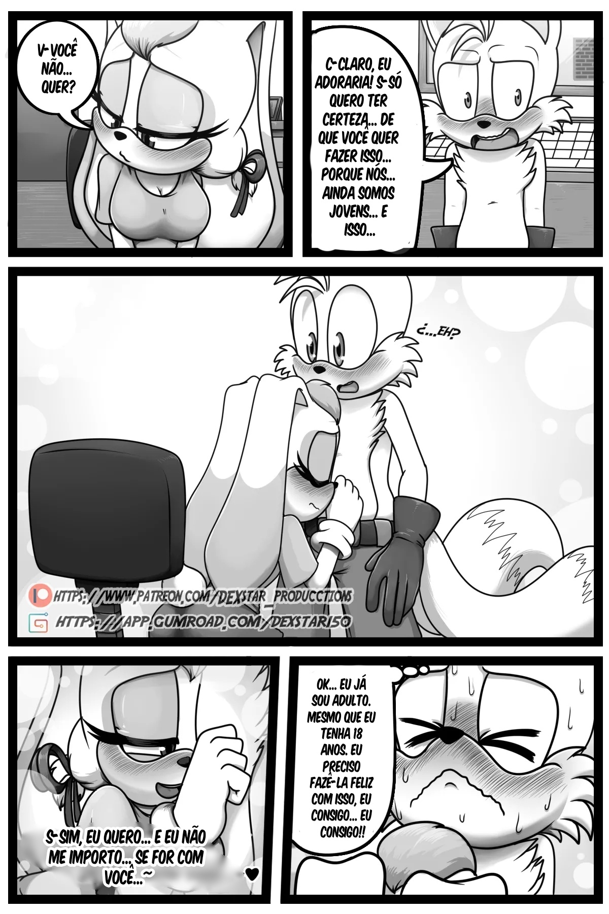 PLEASE FUCK ME: Tail x Cream Hentai pt-br 07