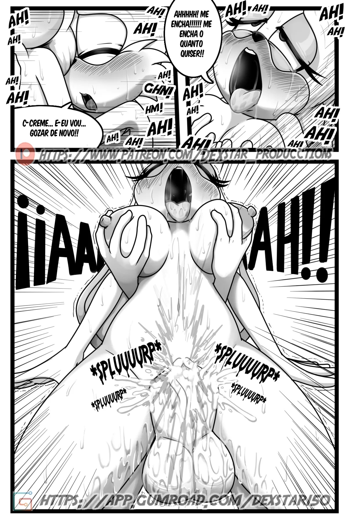 PLEASE FUCK ME: Tail x Cream Hentai pt-br 20