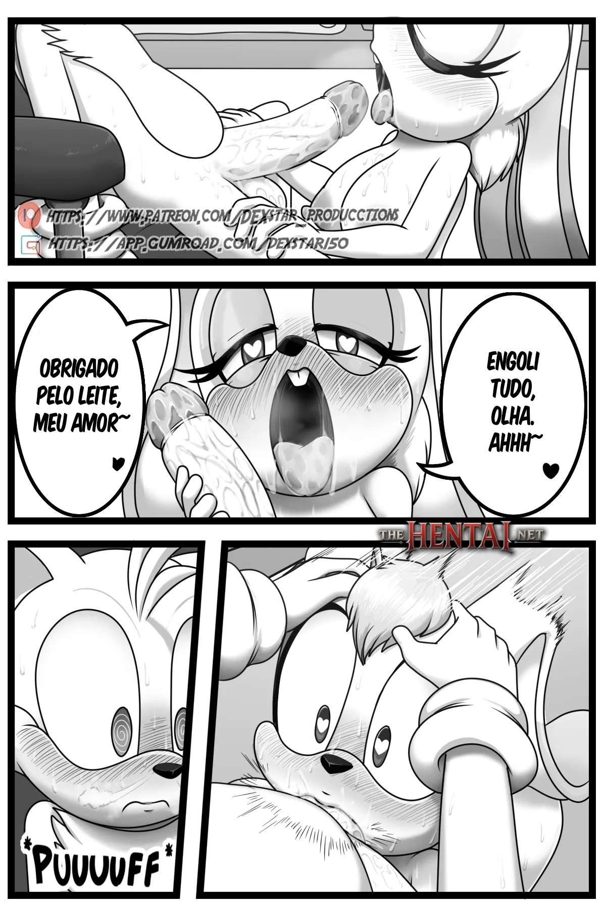 PLEASE FUCK ME: Tail x Cream Hentai pt-br 36